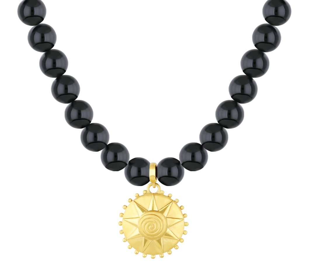 Elyse Ryan 14K Gold Clad Gemstone Bead Joy Necklace