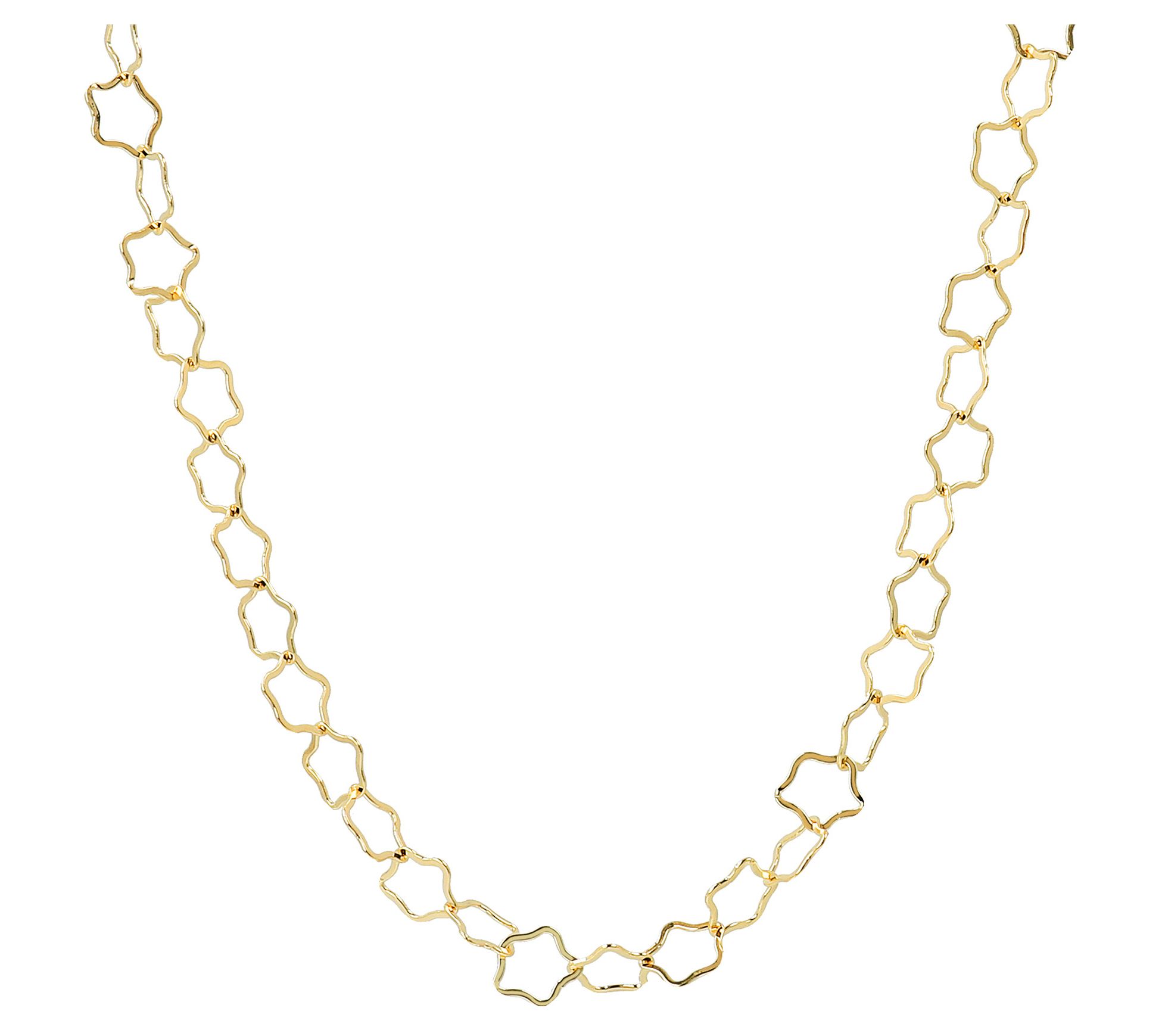 Bronzo Italia Star Link 24" Necklace