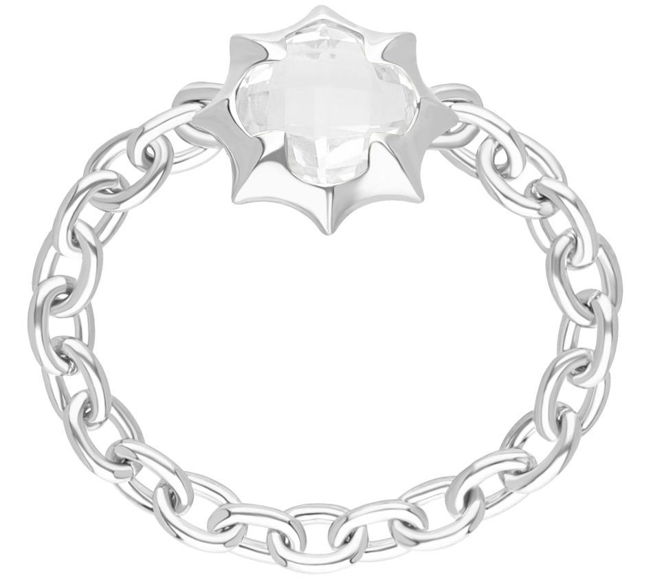 Margo Manhattan Sterling Silver Rock Crystal Zoey Ring