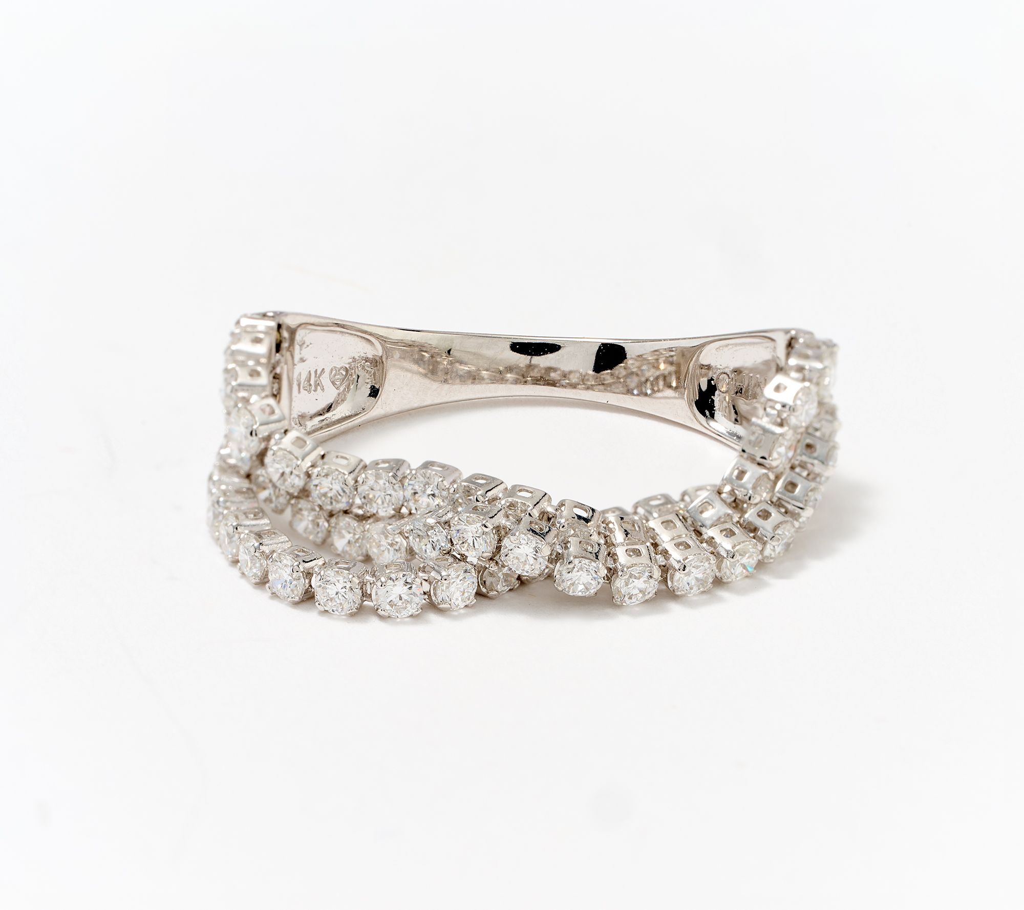 Fire Light Lab Grown Diamond 1 cttw Flexible Ring 14K Gold