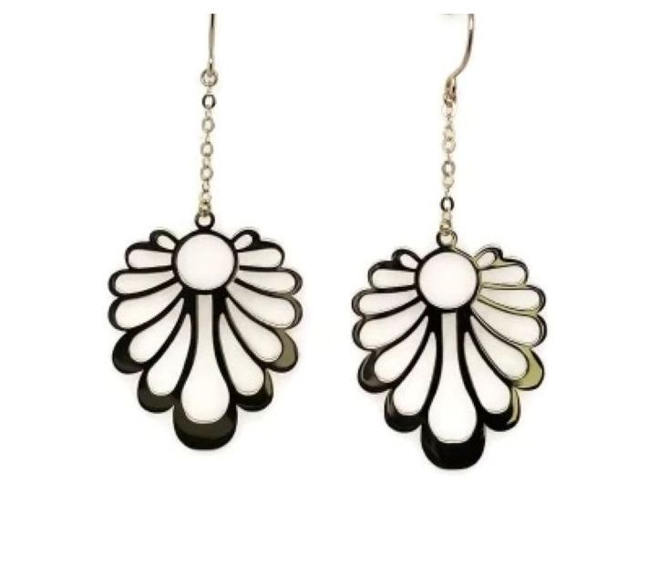Alkeme 10K Gold Butterfly Inspired Dangle Earrings