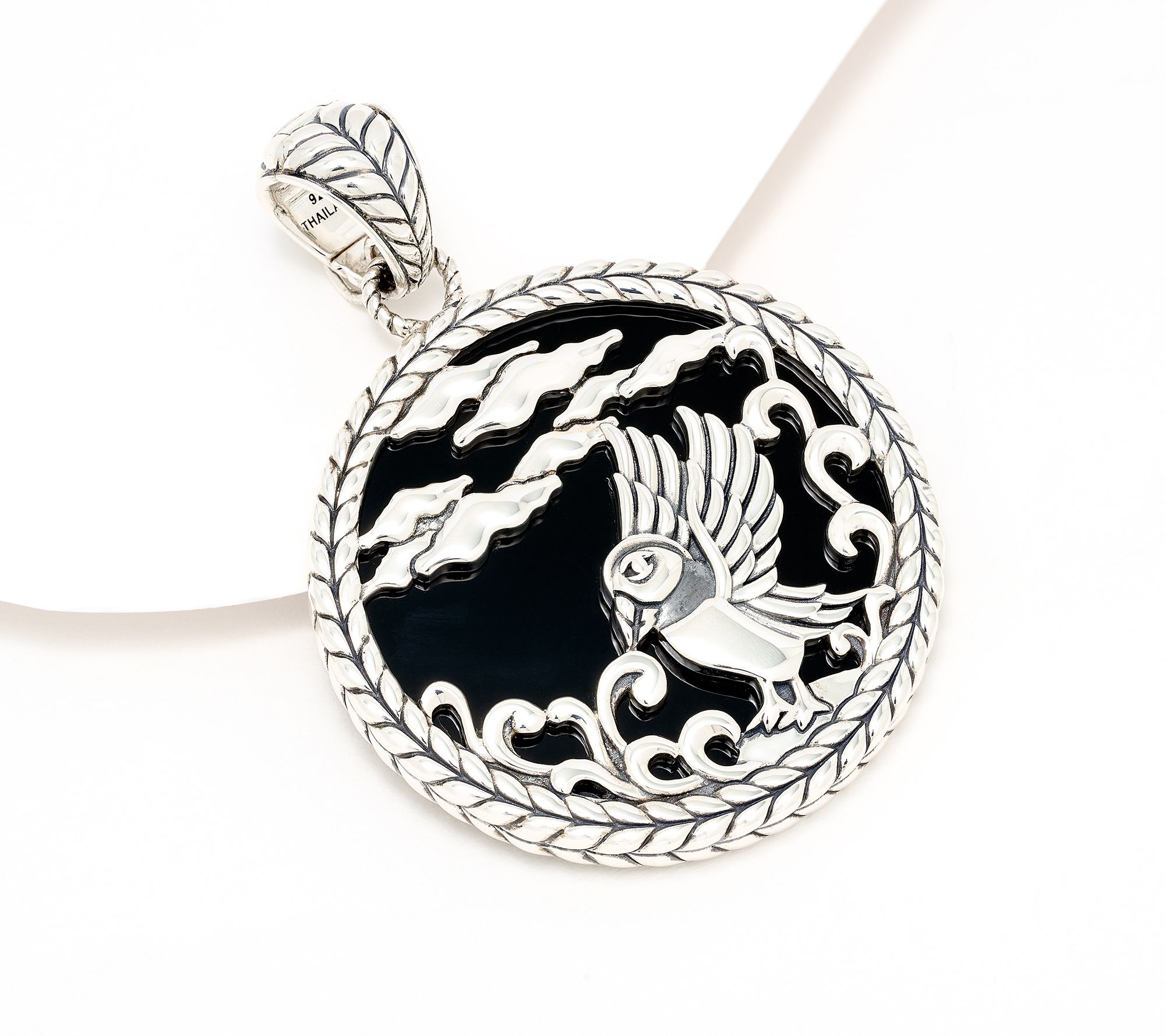 JAI Ireland Sterling Silver Gemstone Birds Of Ireland Enhancer, 14.5g
