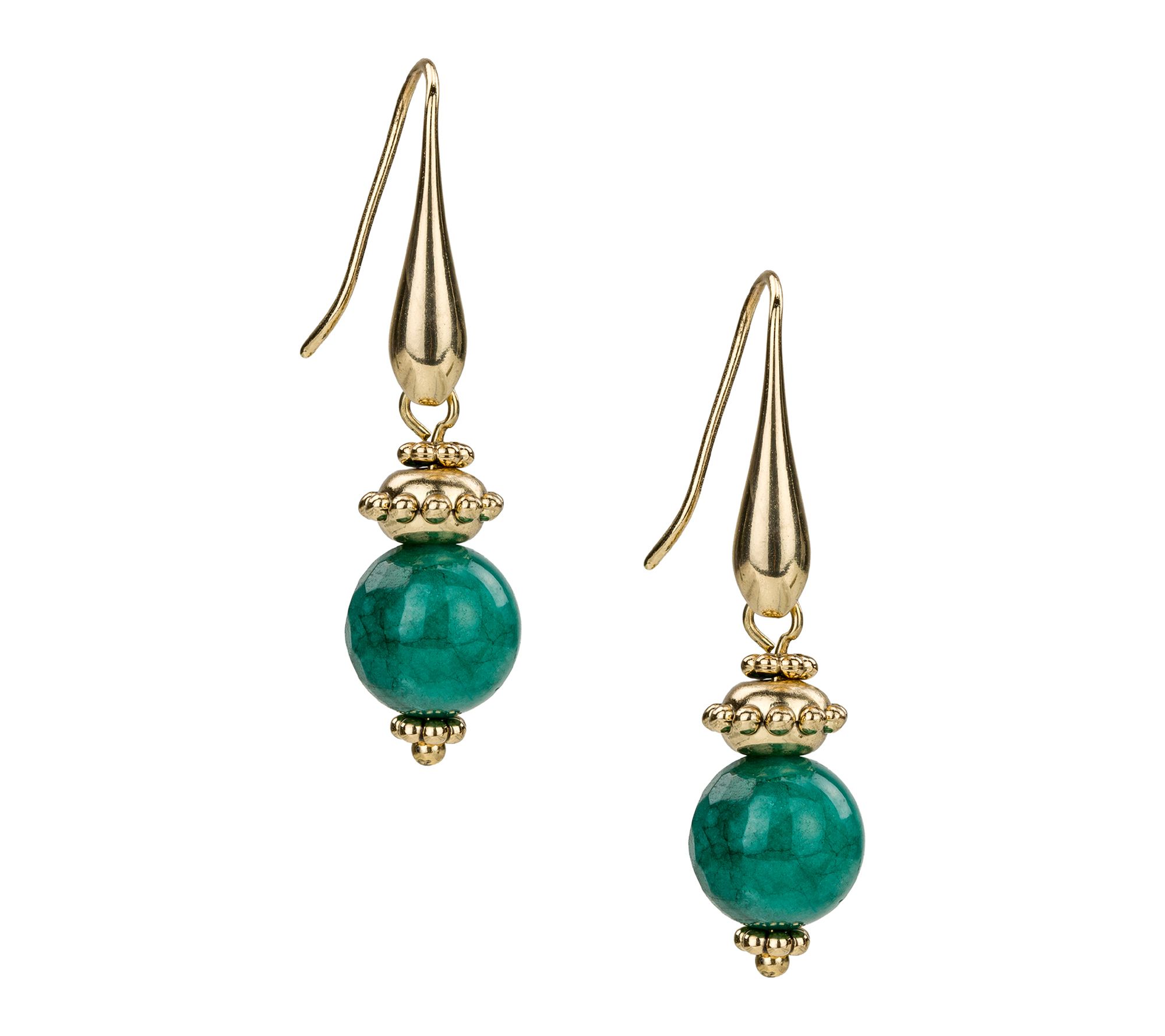 Patricia Nash European Floral Tapestry Bead Drop Earrings