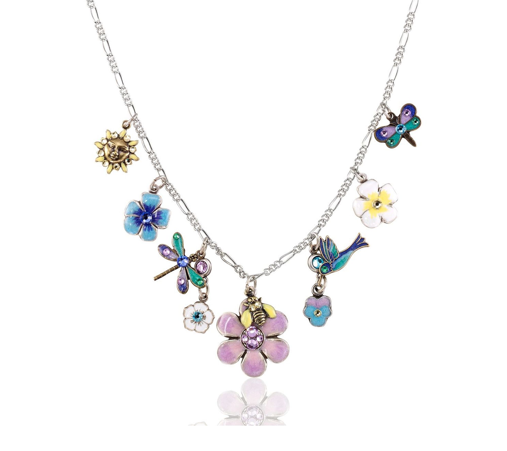 Anne Koplik Enchanting Garden Charm Collar Necklace