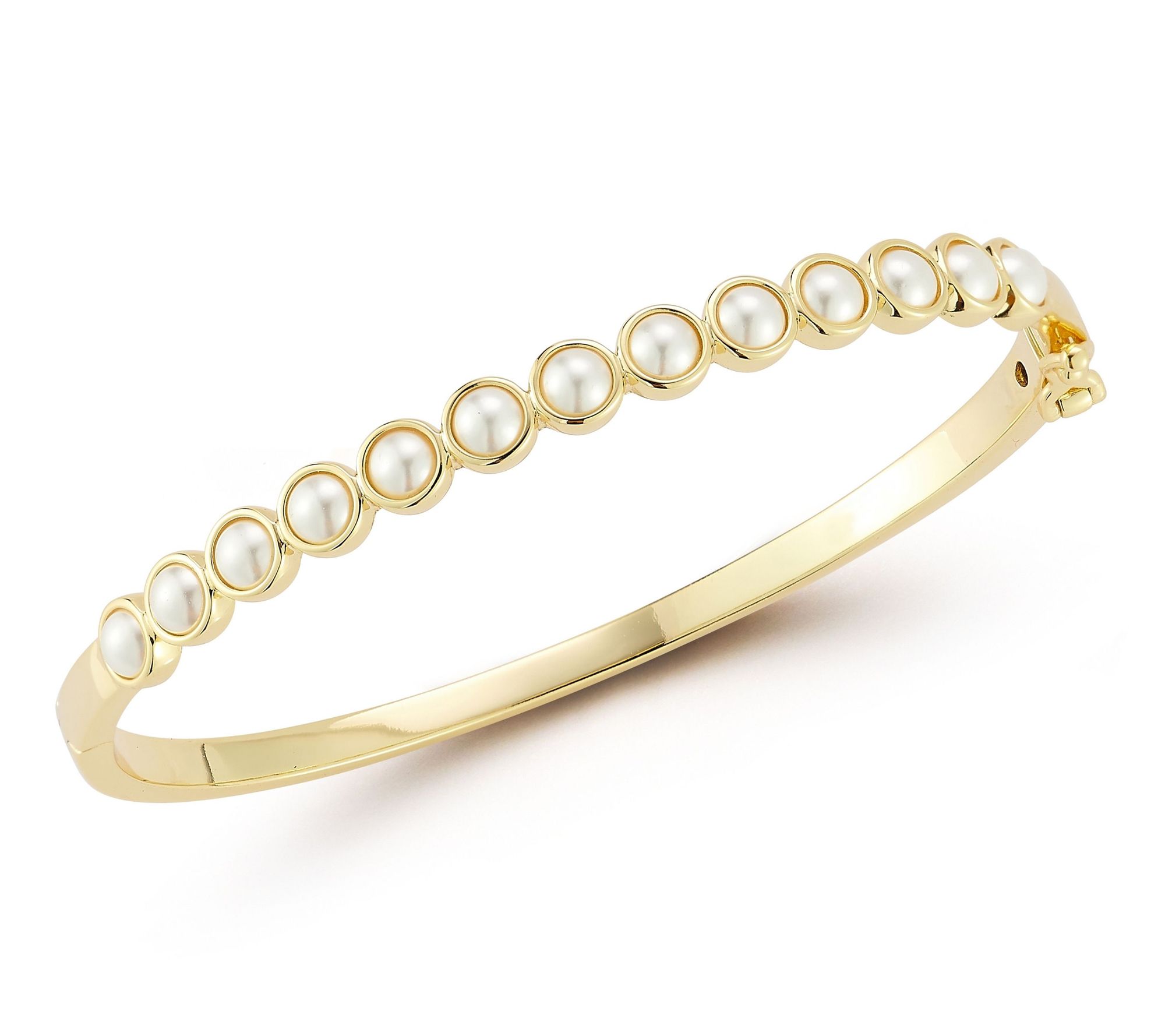 Rachel Zoe Cultured Pearl Bangle, Sterling Silver