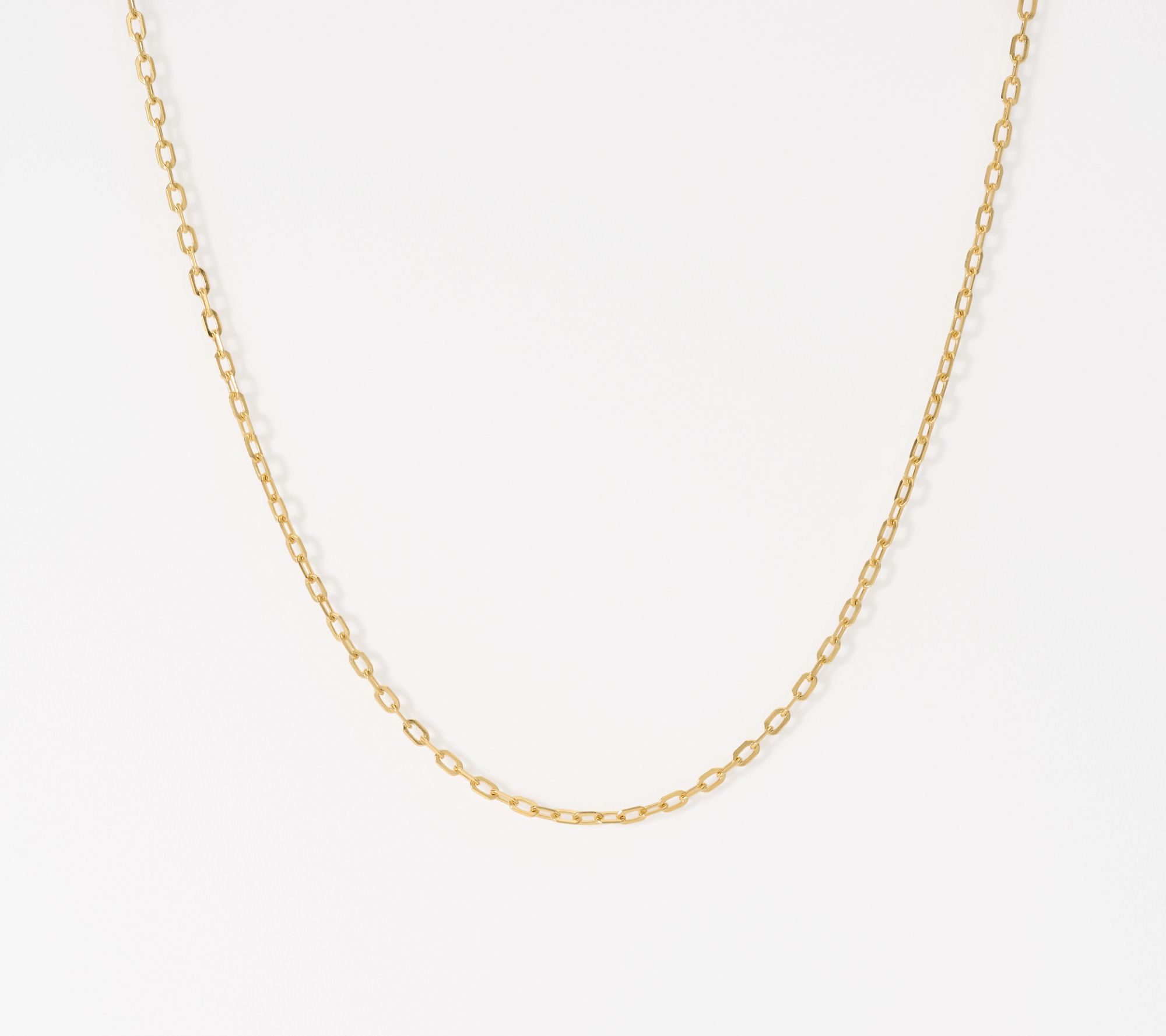 Christian James by Scott Grimes 14K Plated Paperclip Link Necklace
