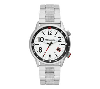 Columbia Men's Outbacker White Dial Stainless Steel Watch - J487475