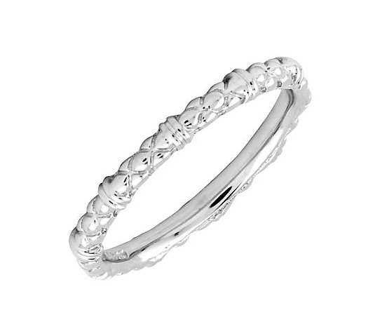 Simply Stacks Sterling Silver 2.25mm Cable Ring