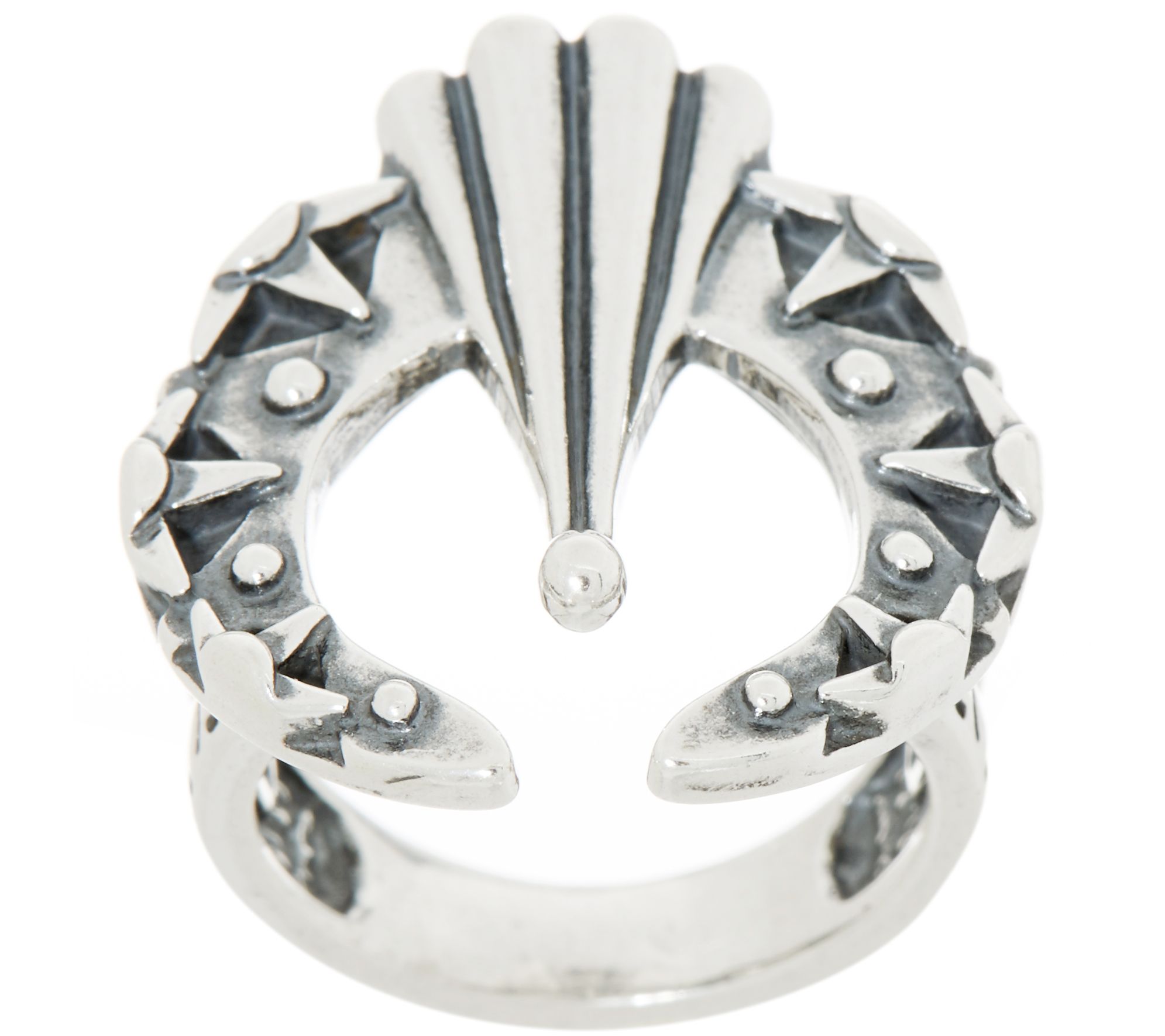 "As Is" Fritz Casuse Sterling Silver Textured Naja Ring