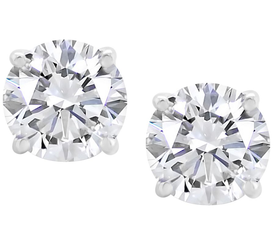 Affinity 0.75 cttw Diamond Round Stud Earrings,14K Gold