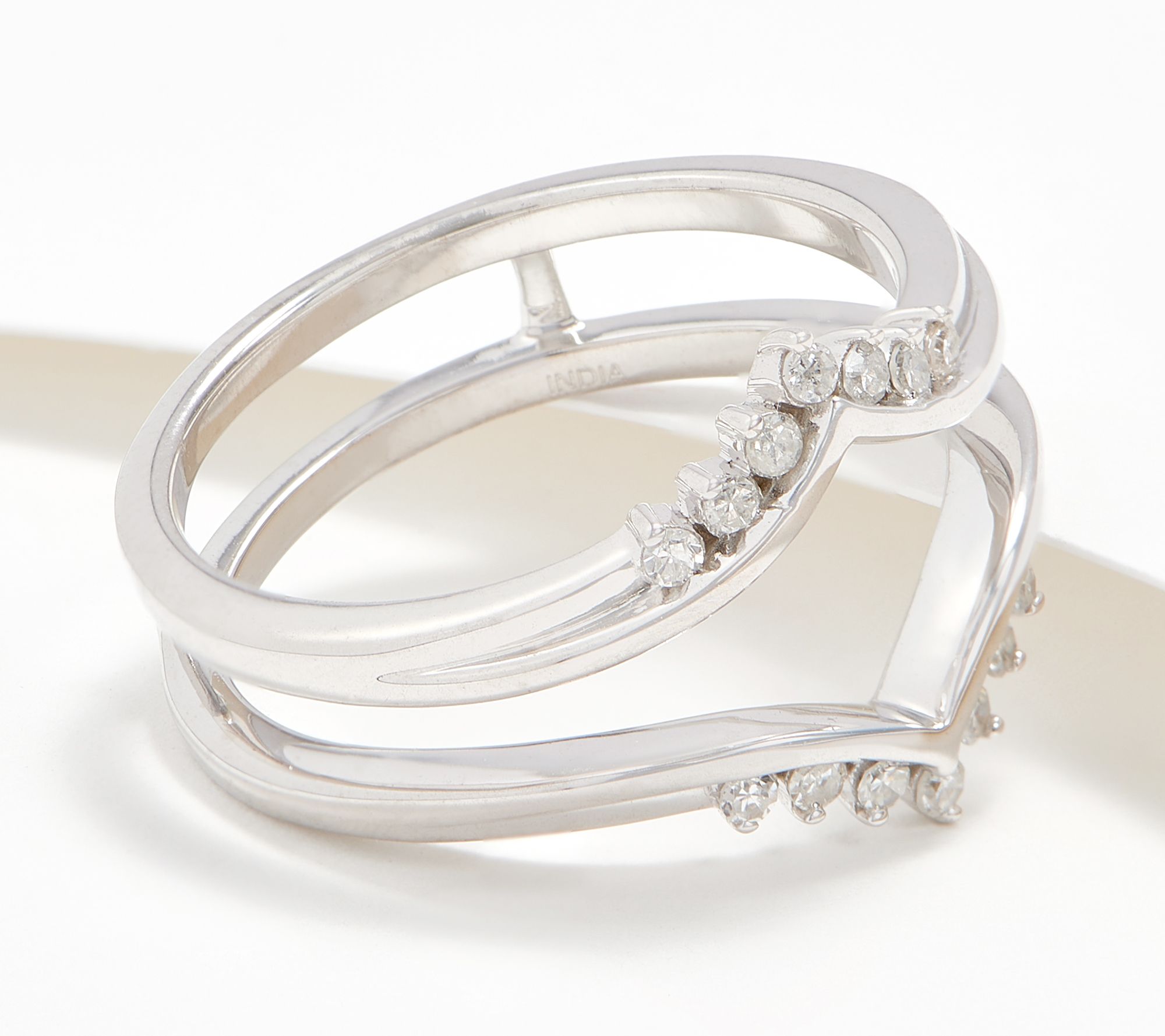 Accents by Affinity Diamonds Ring Guard Sterling Silver 