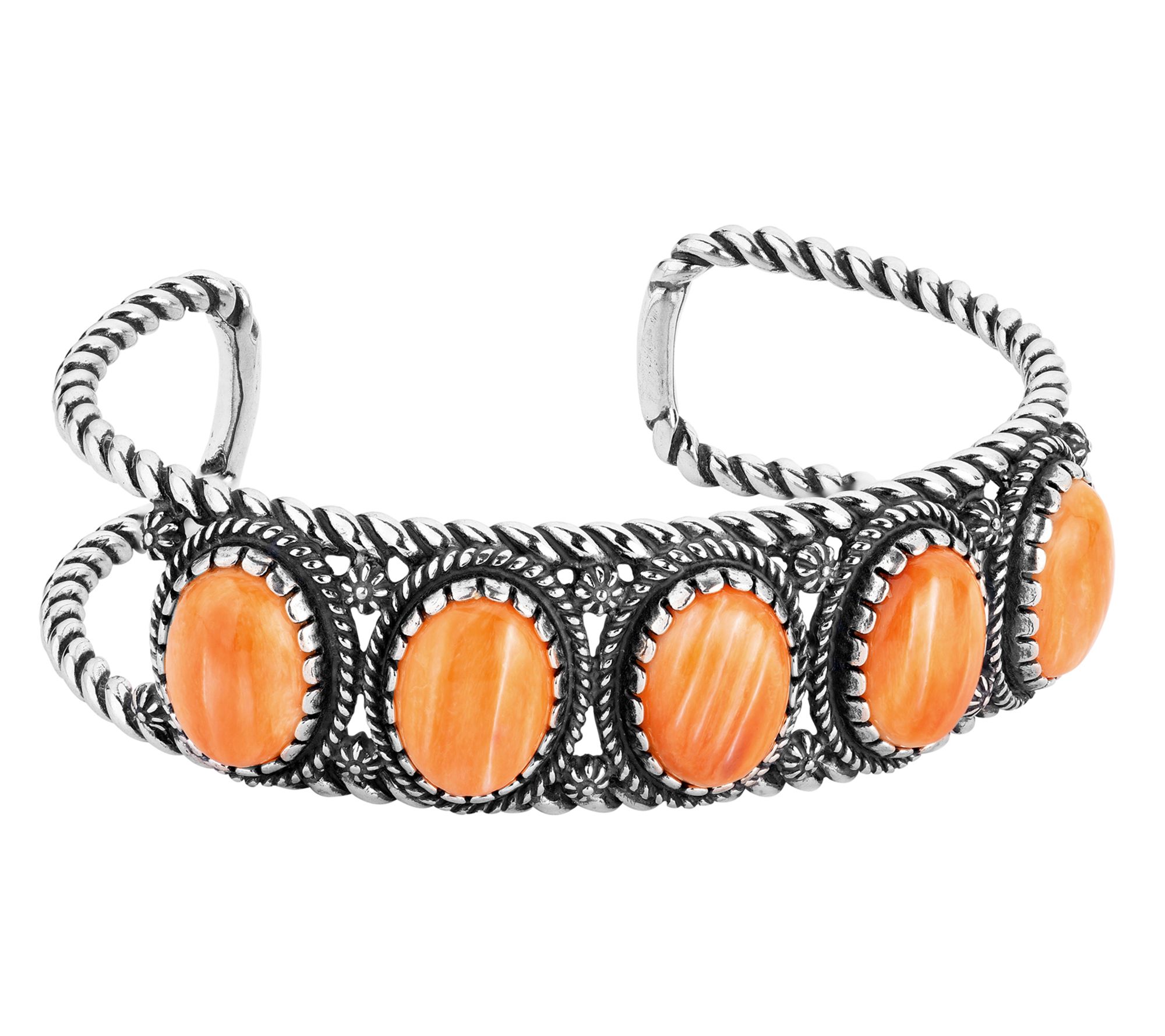 American West Classics Sterling Silver Gemstone Cuff