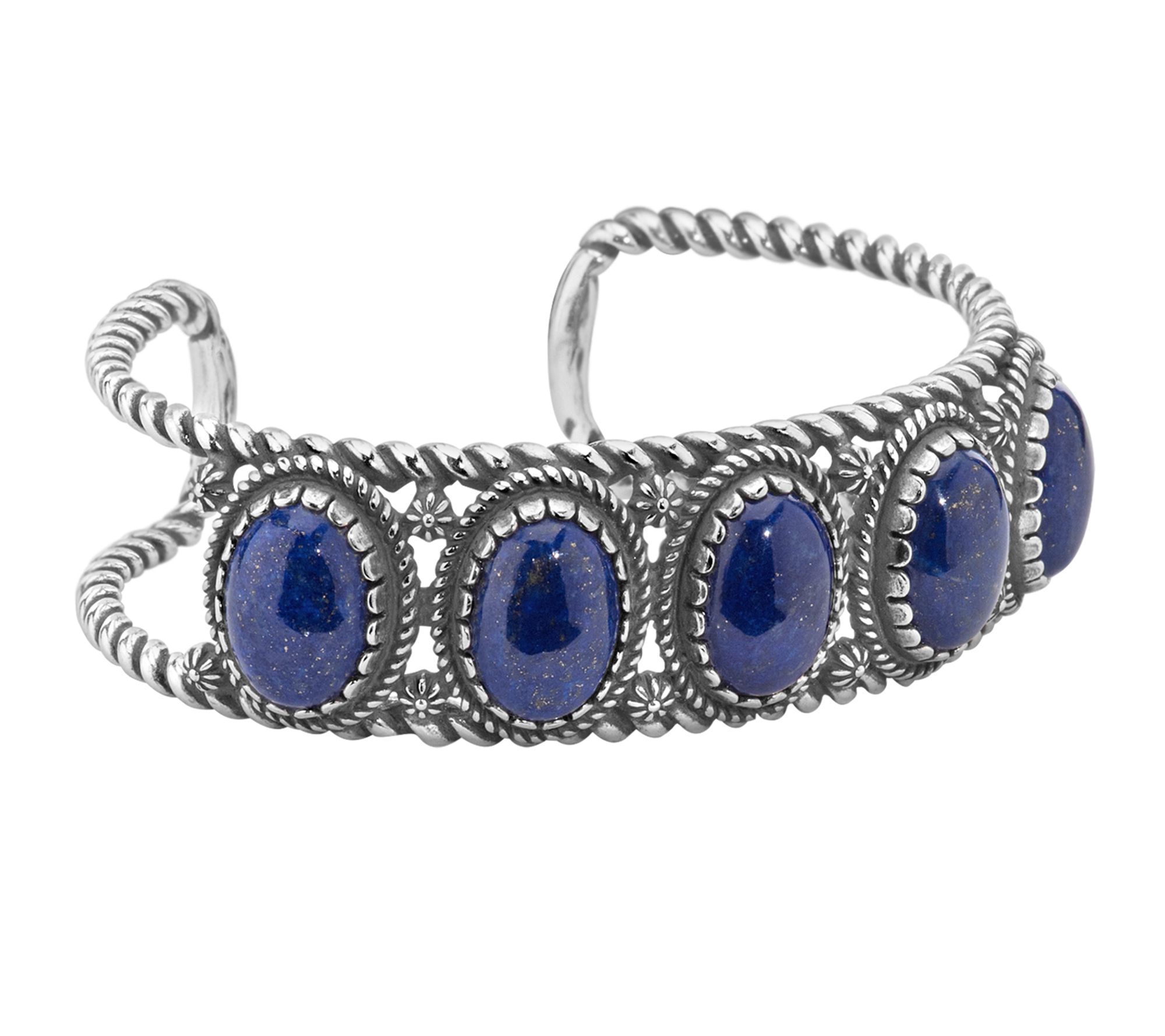 American West Classics Sterling Silver Gemstone Cuff