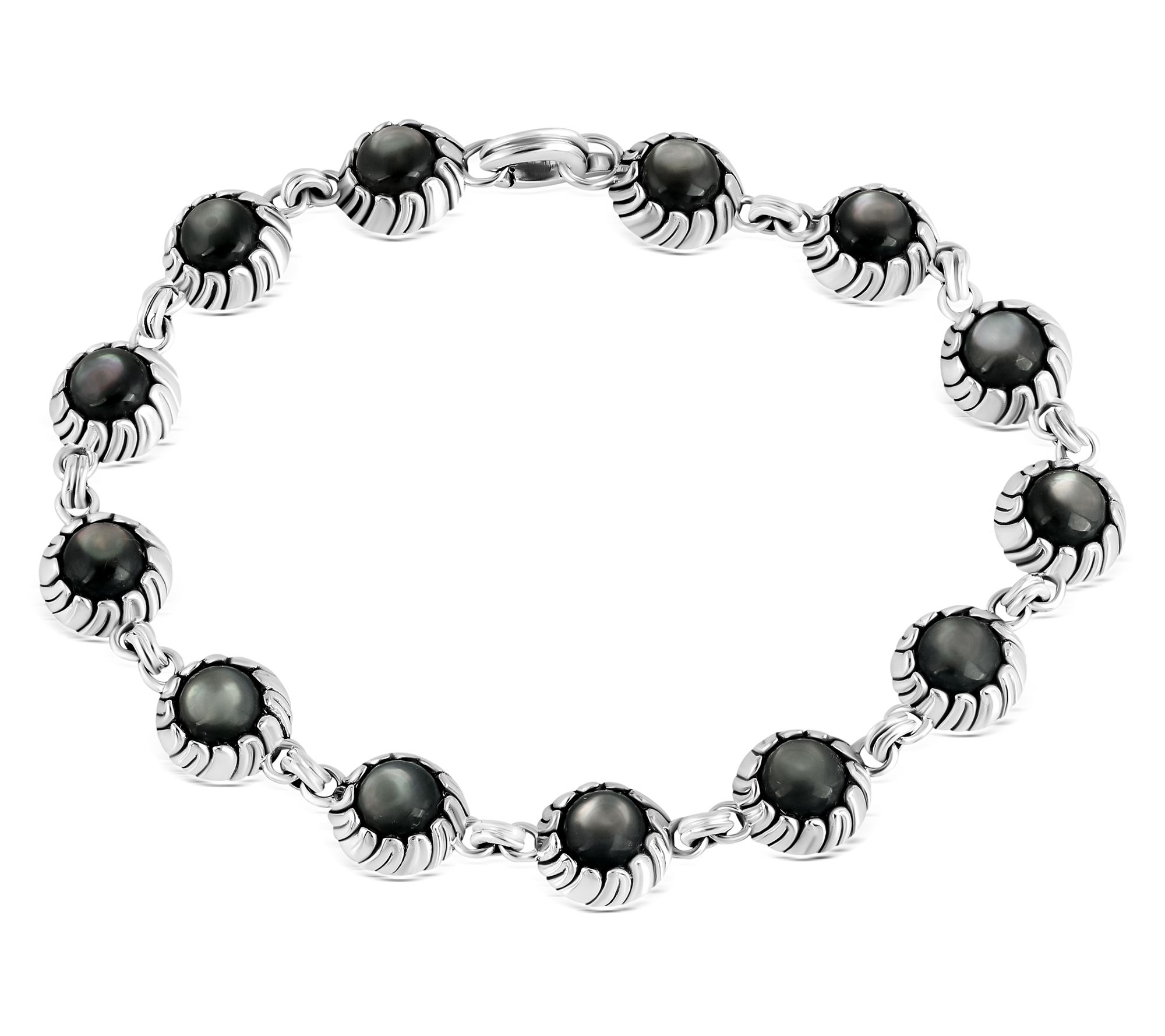 Christian James by Scott Grimes Sterling Gemstone Bracelet