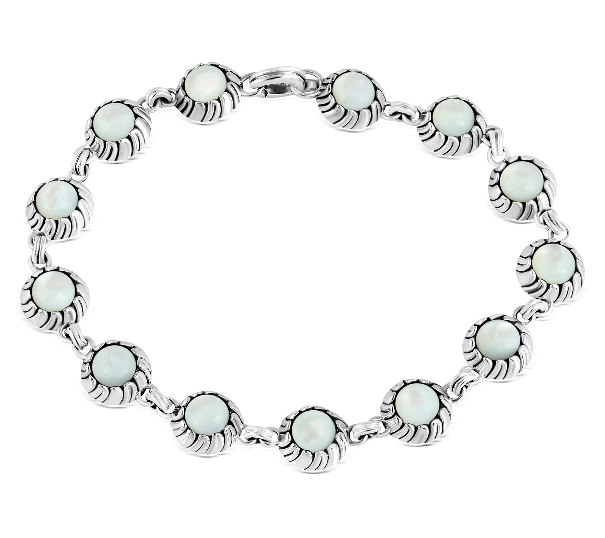 Christian James by Scott Grimes Sterling Gemstone Bracelet