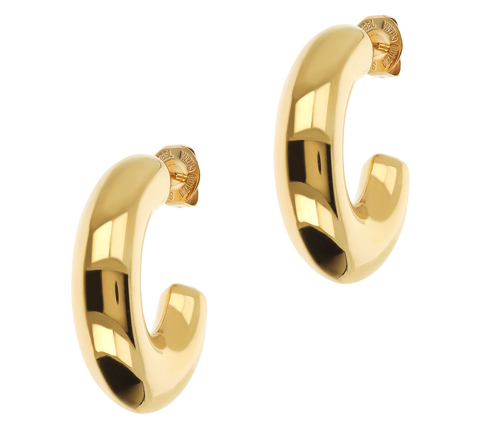Steel By Design Polished Hoop earrings
