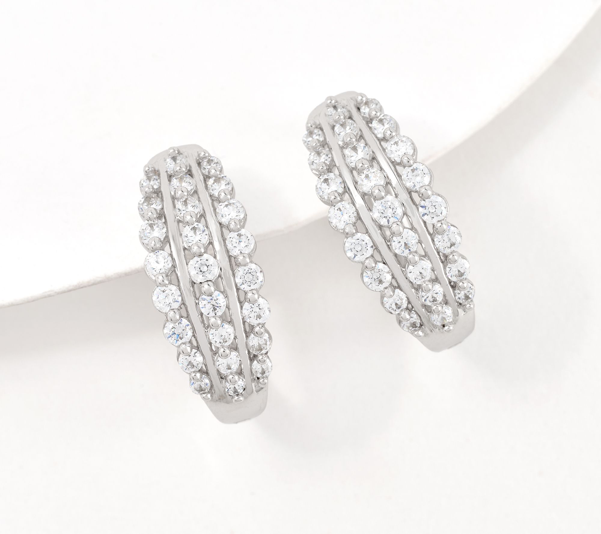 Affinity Diamonds 0.70 cttw Omega Back Earrings, 14K - QVC.com