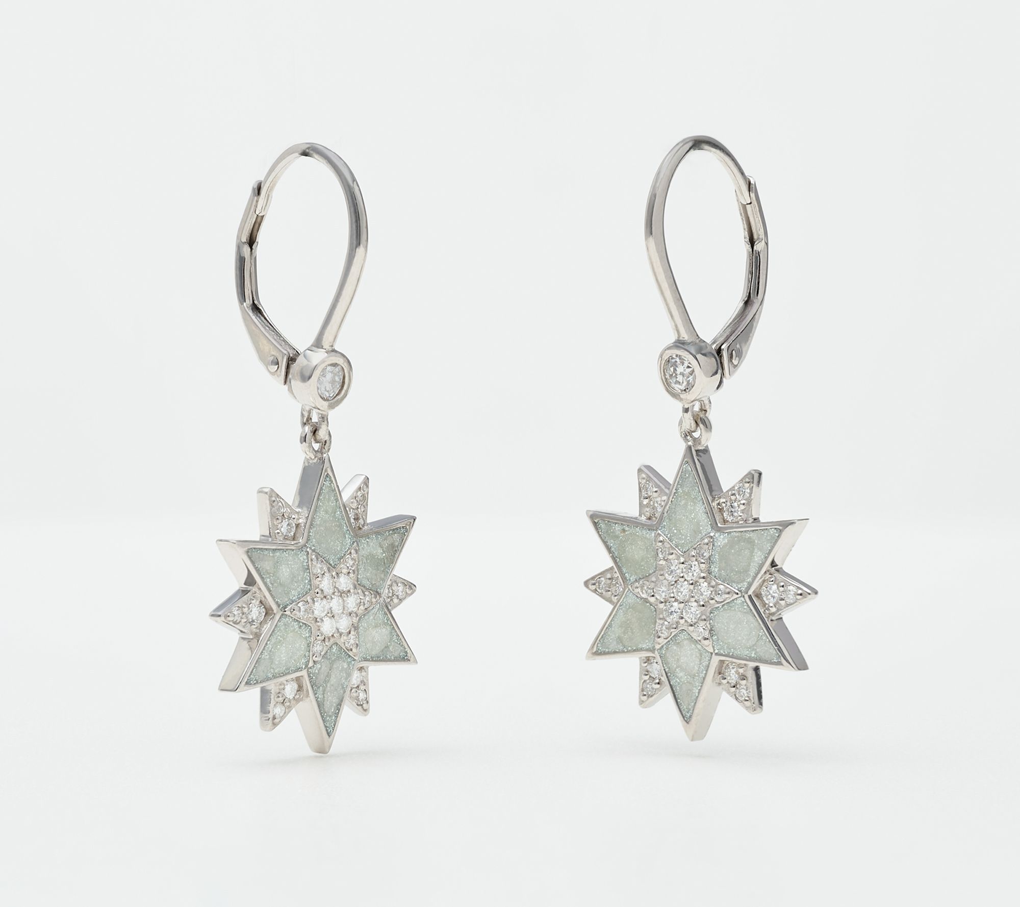 Kirks Folly Stardust Diamond Divine Protection Earrings
