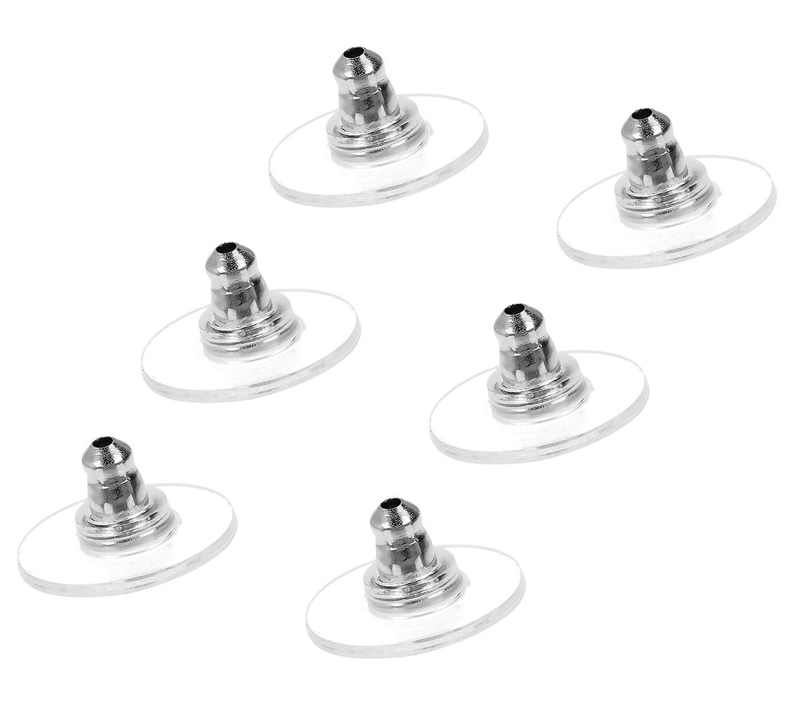 Steel by Design 3 Sets of Earring Clutches