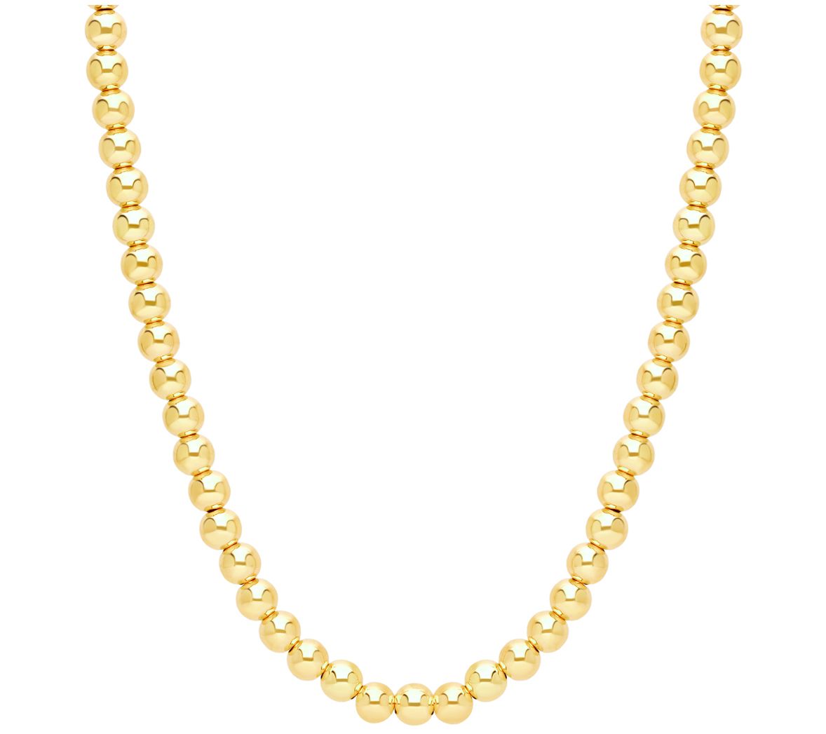 Elyse Ryan 14K Gold Clad Adjustable Bead Neckla ce