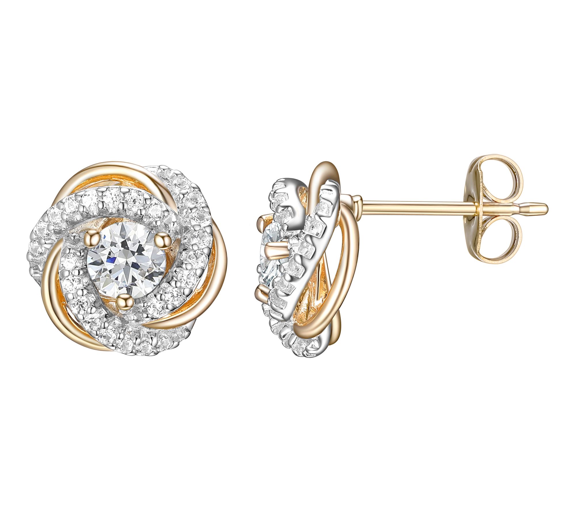 Affinity Gems Birthstone Stud Earrings,18k GoldPlated