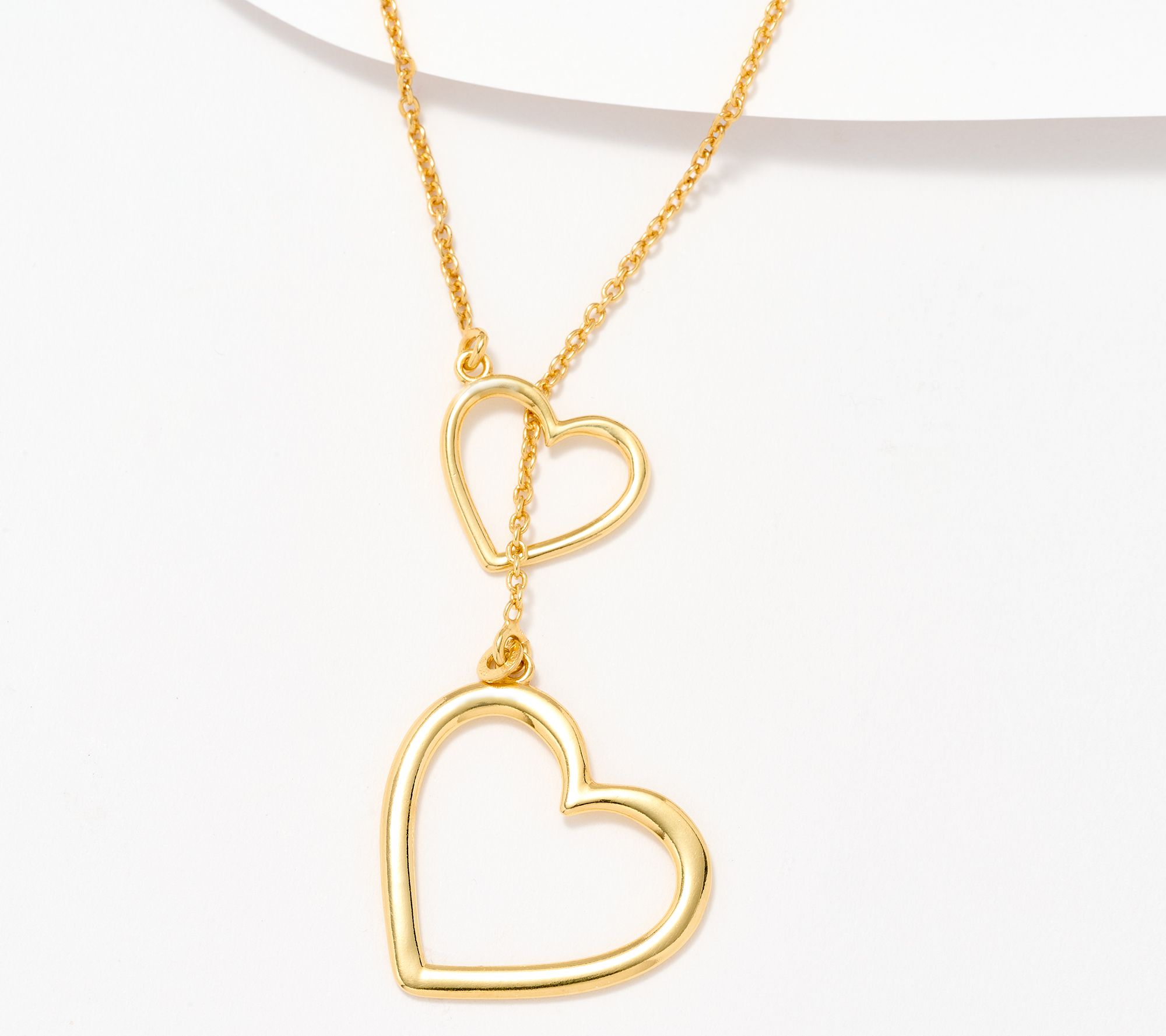 UltraFine 950 Silver Heart Toggle Diamond Cut 26" Necklace