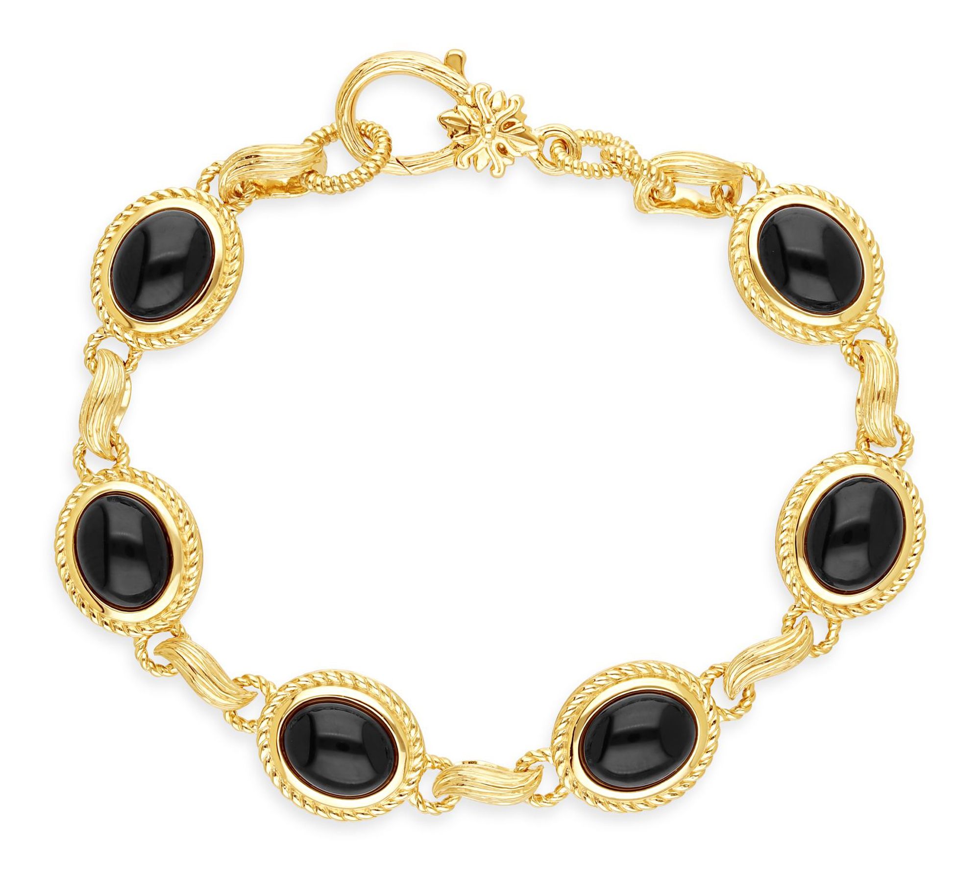 Ariva Sterling Silver Onyx Arden Bracelet