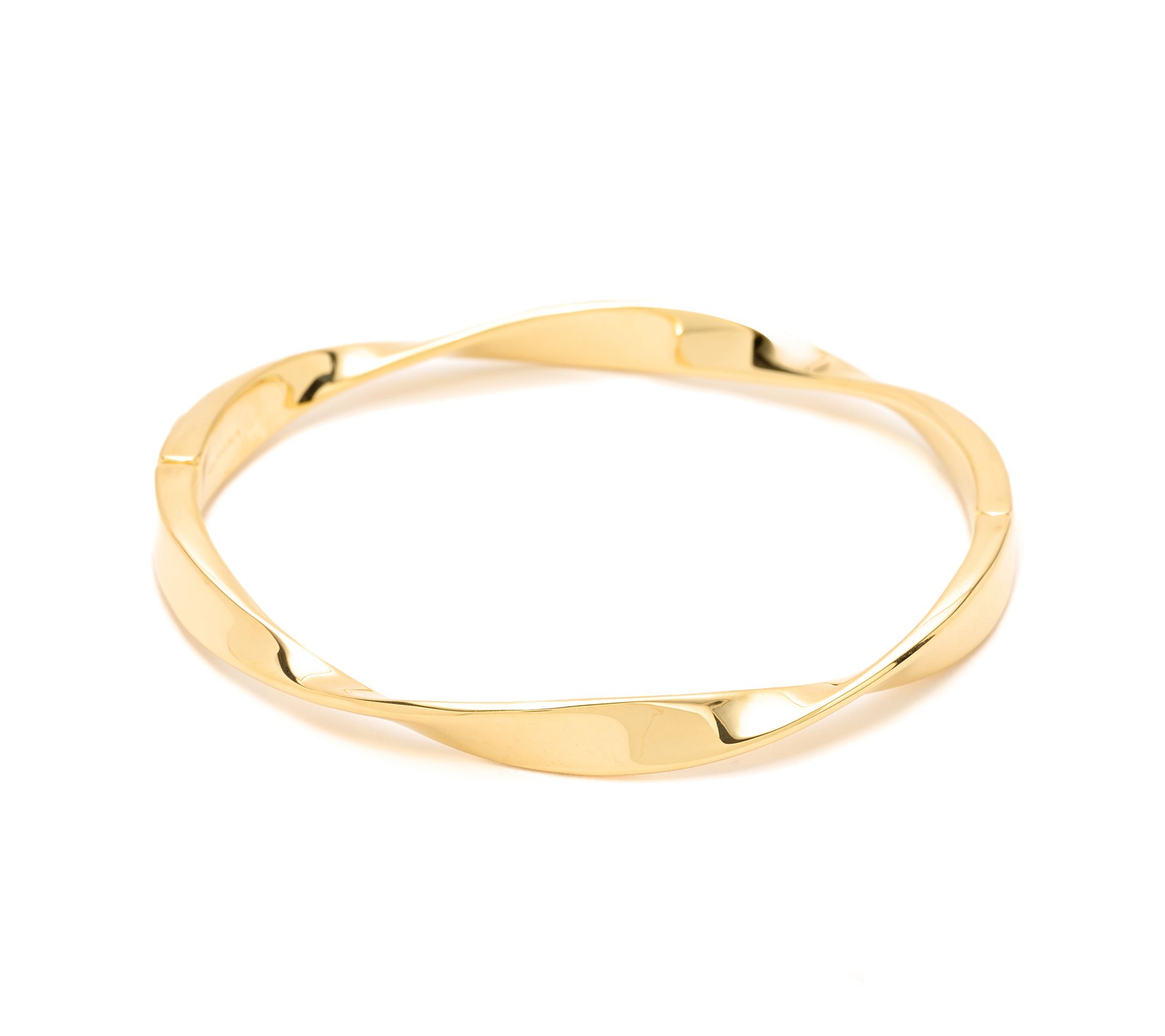 Christian James by Scott Grimes 14K Gold Clad Ripple Bold Bangle 19.55g