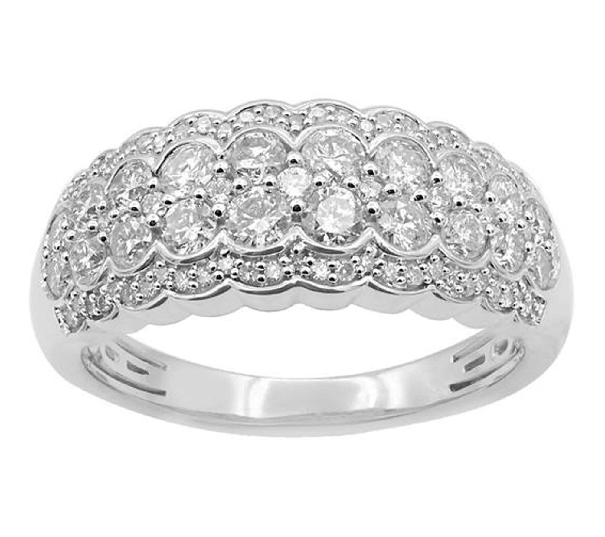 Affinity Diamonds 1.00 cttw Fashion Ring, Sterling Silver