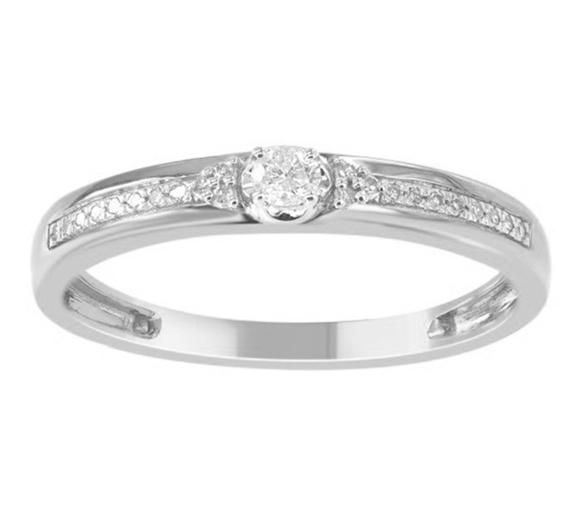 Accents By Affinity Diamond Wedding Band, Sterling Silver