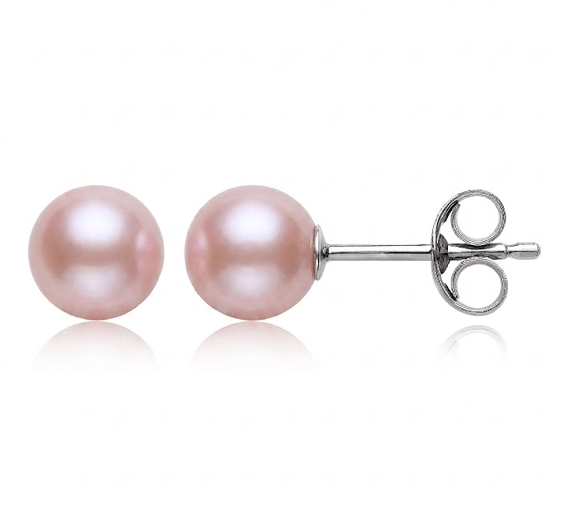 Amour De Pearl 6-7 mm Cultured Pearl Stud Earrings, Sterling