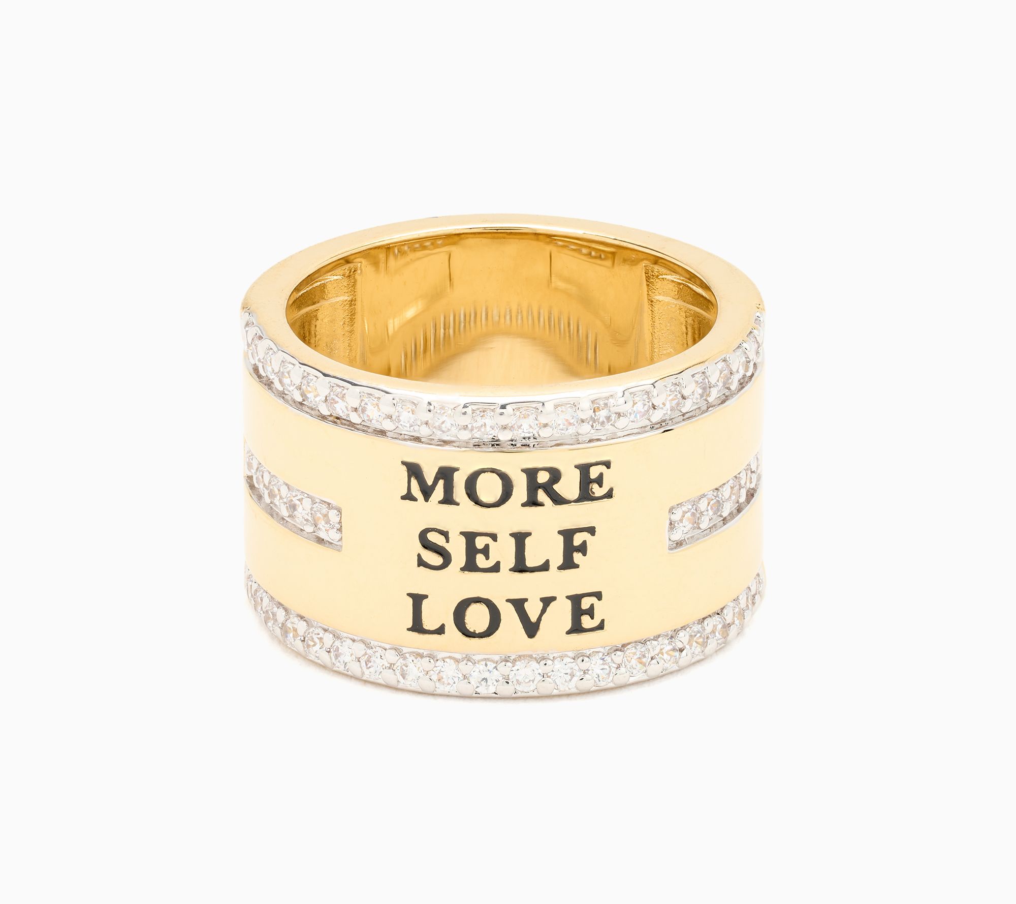 Diamonique x Jennifer Miller Inspirational Cigar Ring