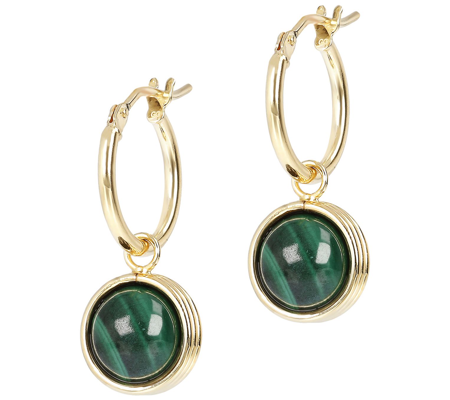 Gem Gossip Reversible Gemstone Dangle Earrings,10K Gold