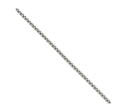 Steel by Design 2.2mm 24" Round Box Chain Necklace