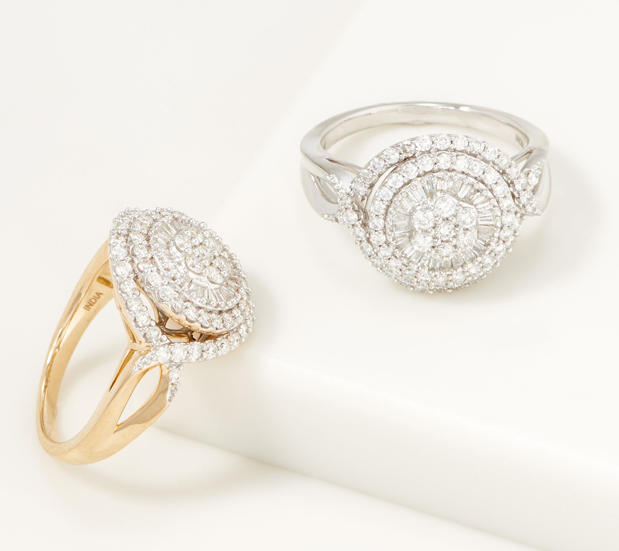 "As Is" Affinity 14K Gold Round Diamond Ring, 1.00 cttw