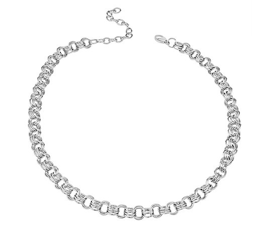 Steel by Design Multi-Circle Link Necklace