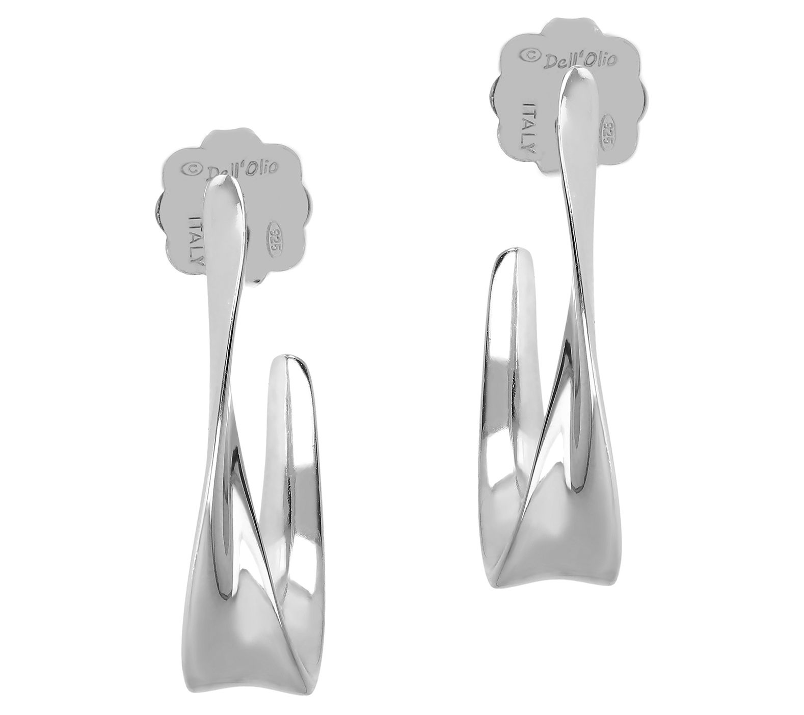 Linea by Louis Dell' Olio Anniversary Hoop Earings, Sterling
