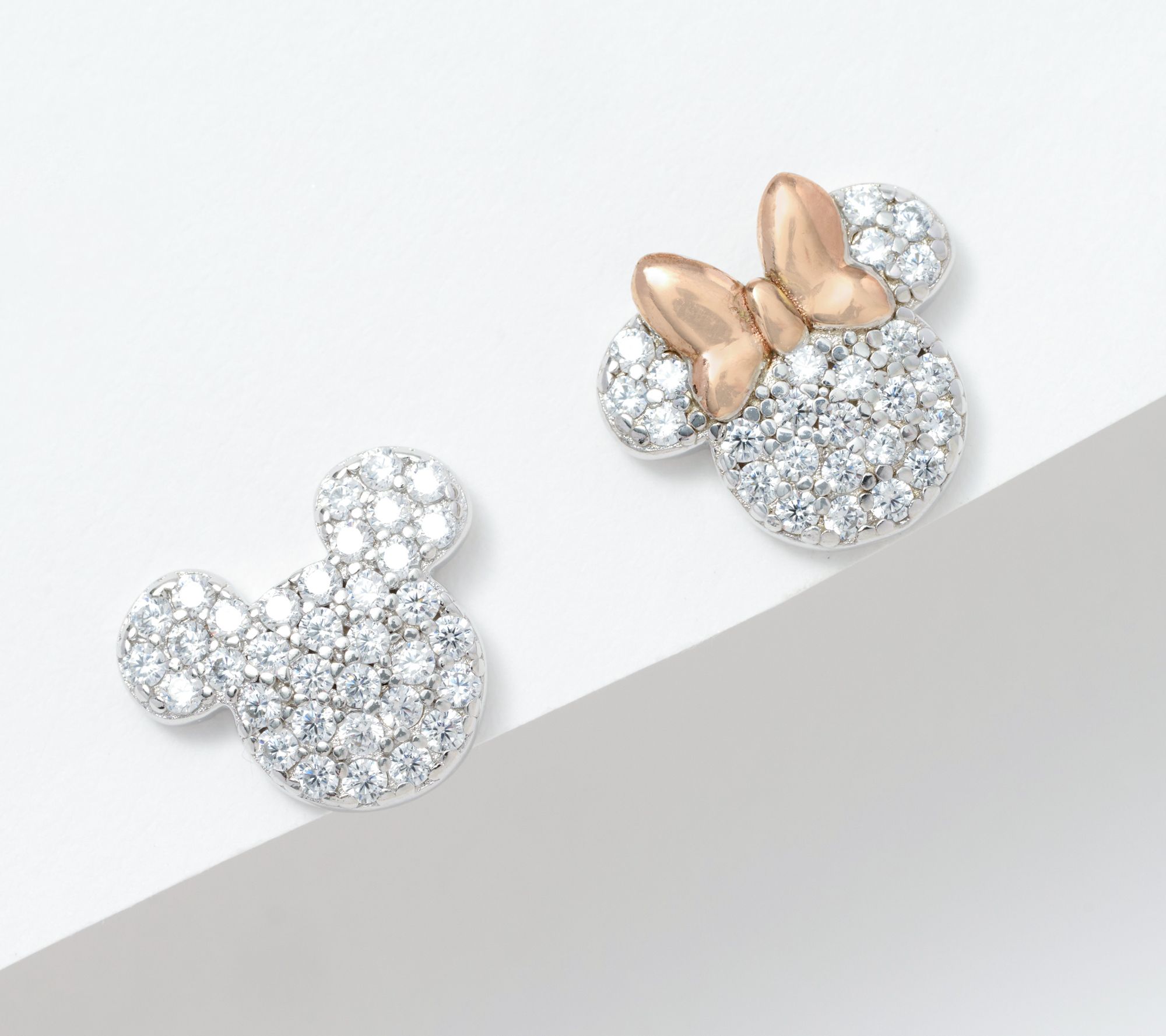 Sterling Silver Jewelry Set: Three Single Mismatched Flat-Back Stud Earrings