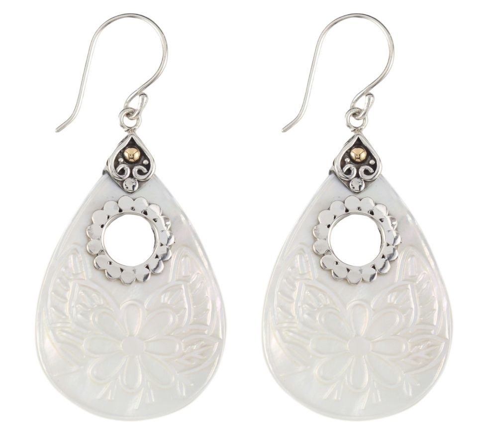 Artisan Crafted by Robert Manse Mother of Pearl Drop Earrings - QVC.com