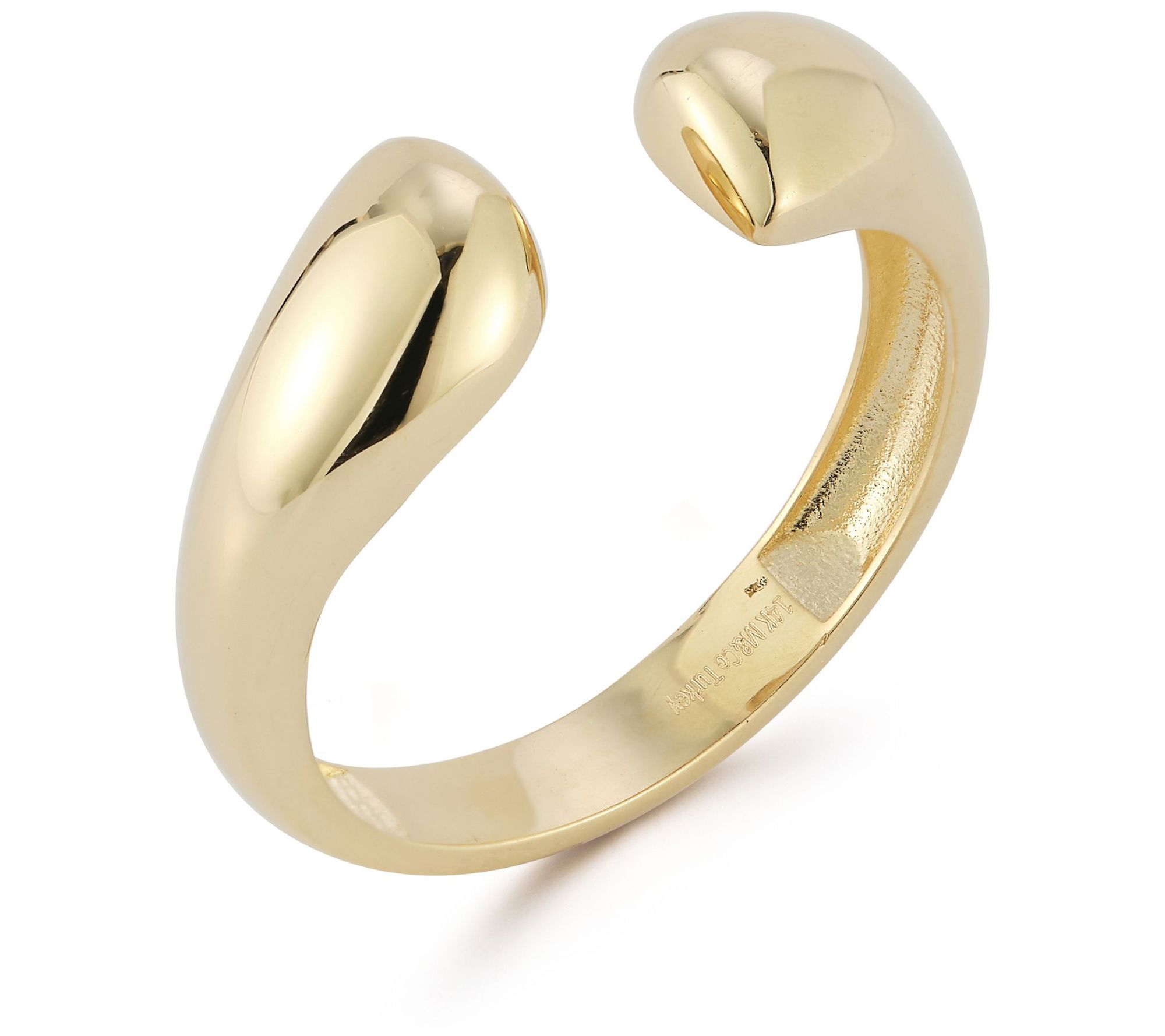 Luminosa Gold Bold Open Cuff Ring, 14K