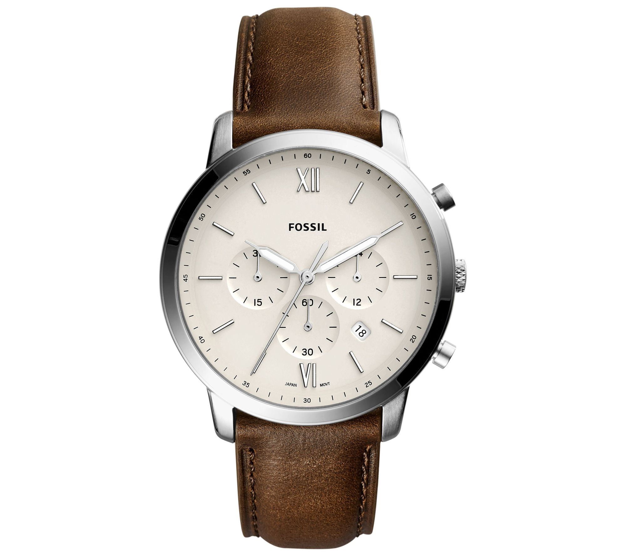 Fossil Men's Neutra Chronograph Brown Leather W atch