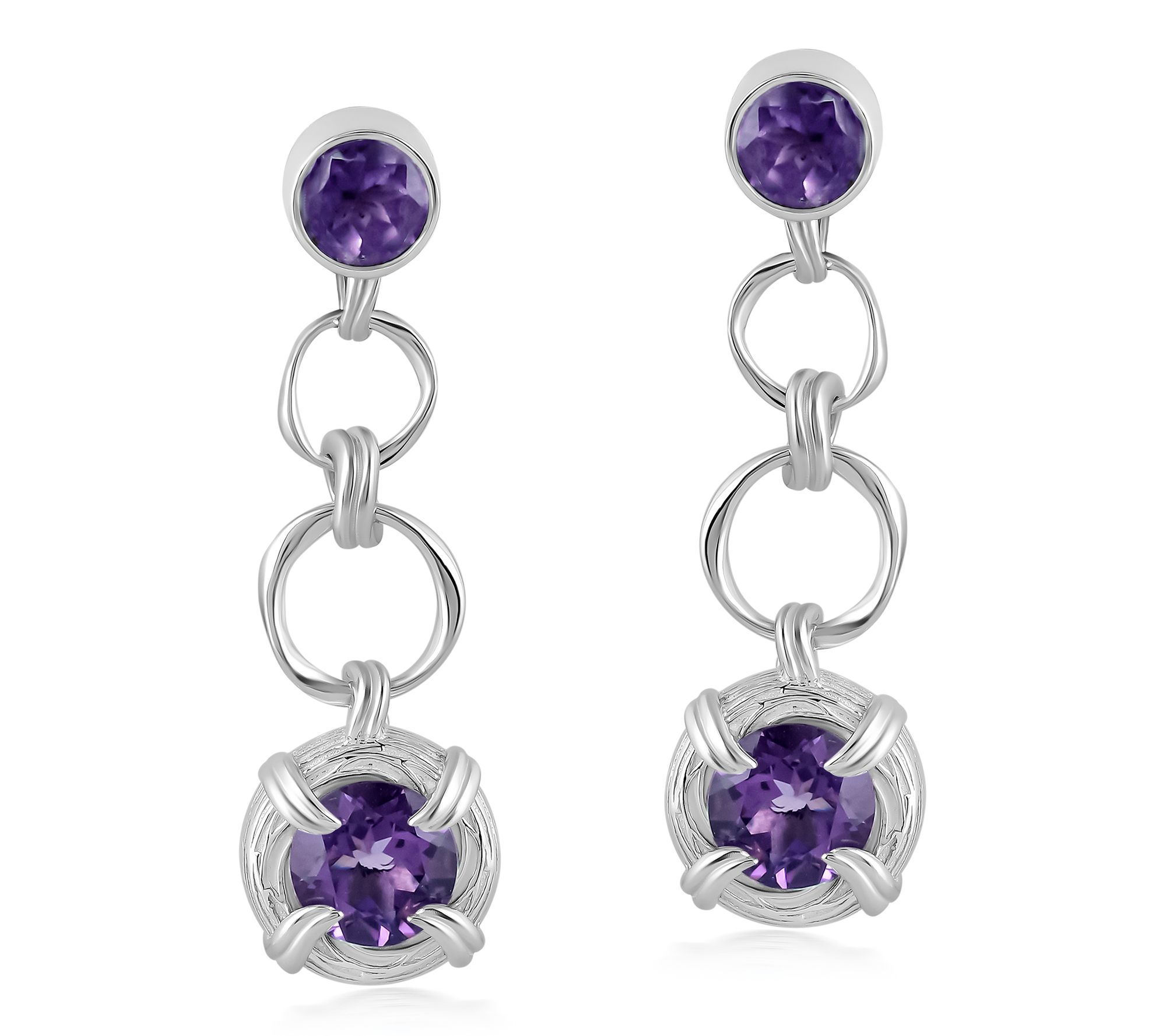 Christian James by Scott Grimes Sterling Gemstone Earrings