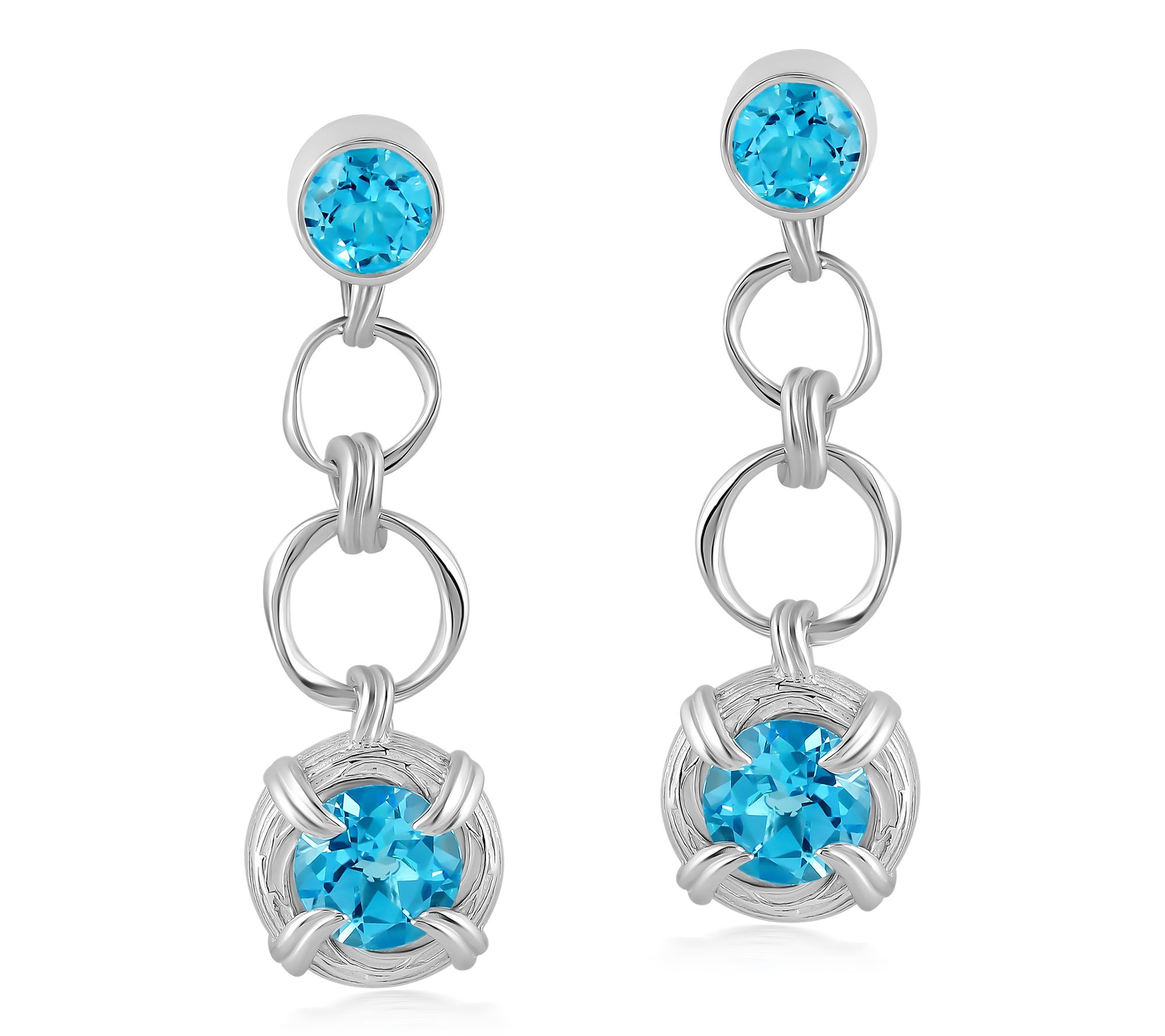 Christian James by Scott Grimes Sterling Gemstone Earrings