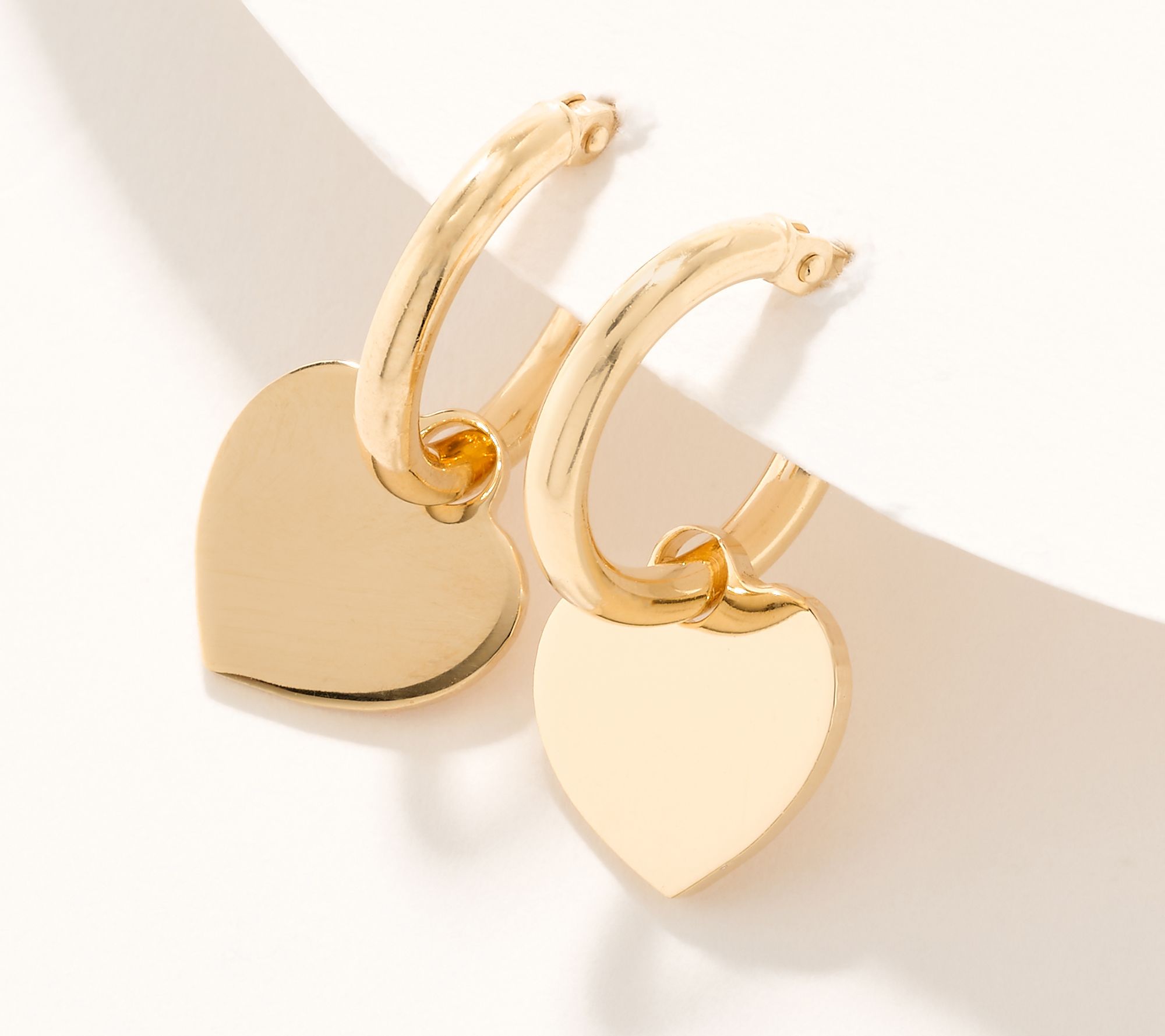 UltraFine 950 Silver Heart Motif Earrings