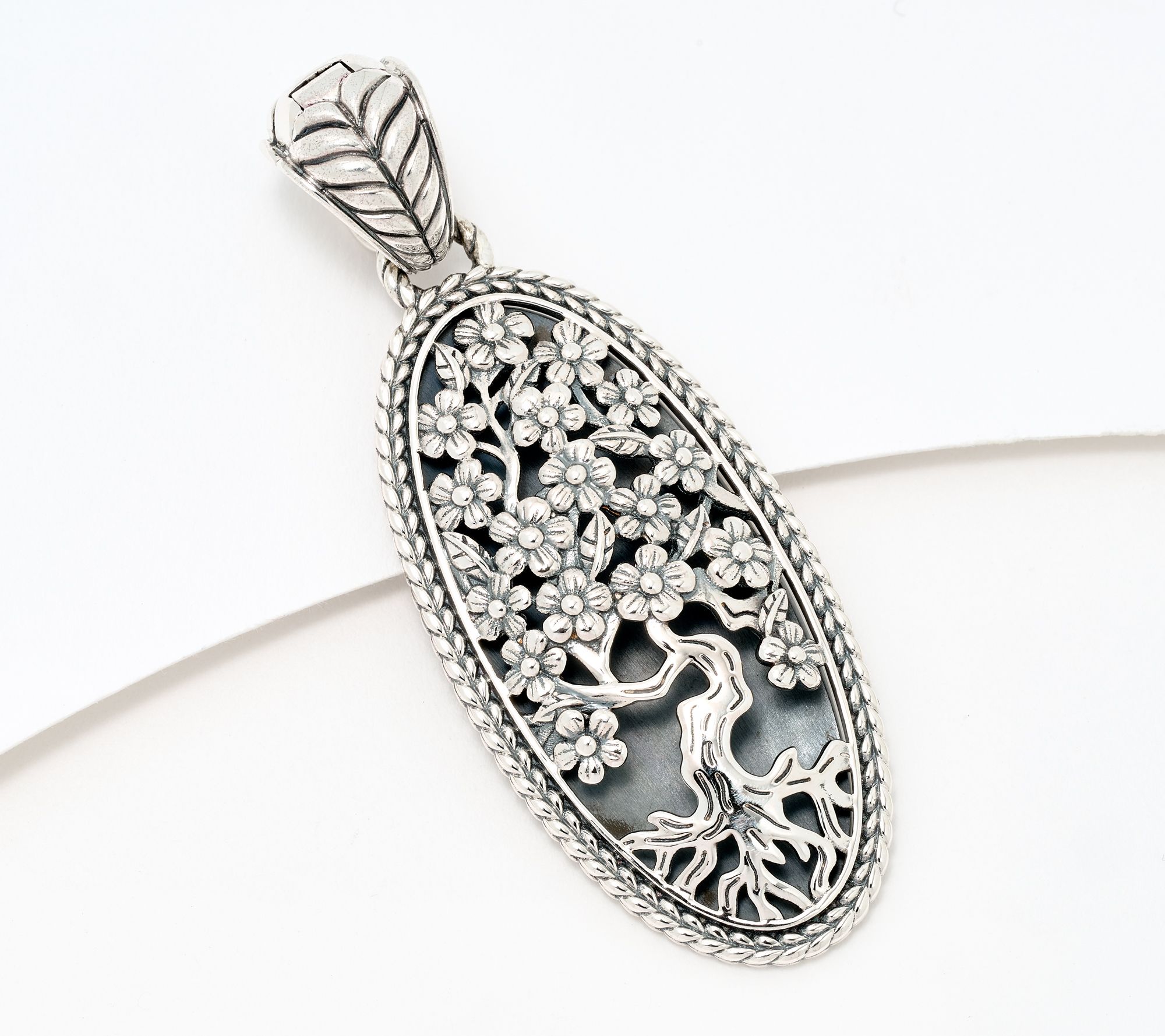 JAI Sterling Silver Tree of Life Enhancer, 9.40g