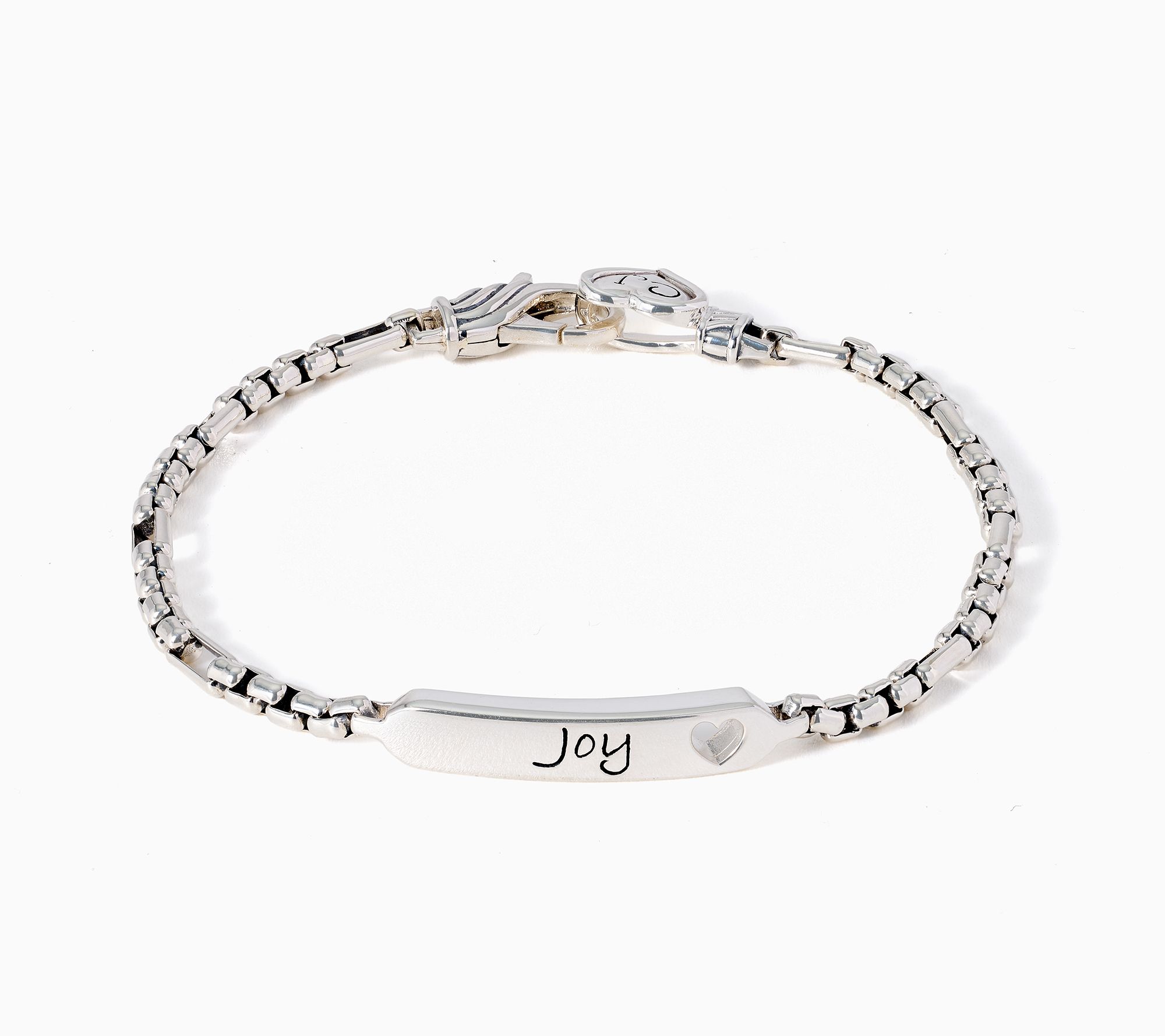 Christian James by Scott Grimes Sterling Silver Message Luciano Bracelet 9.0g
