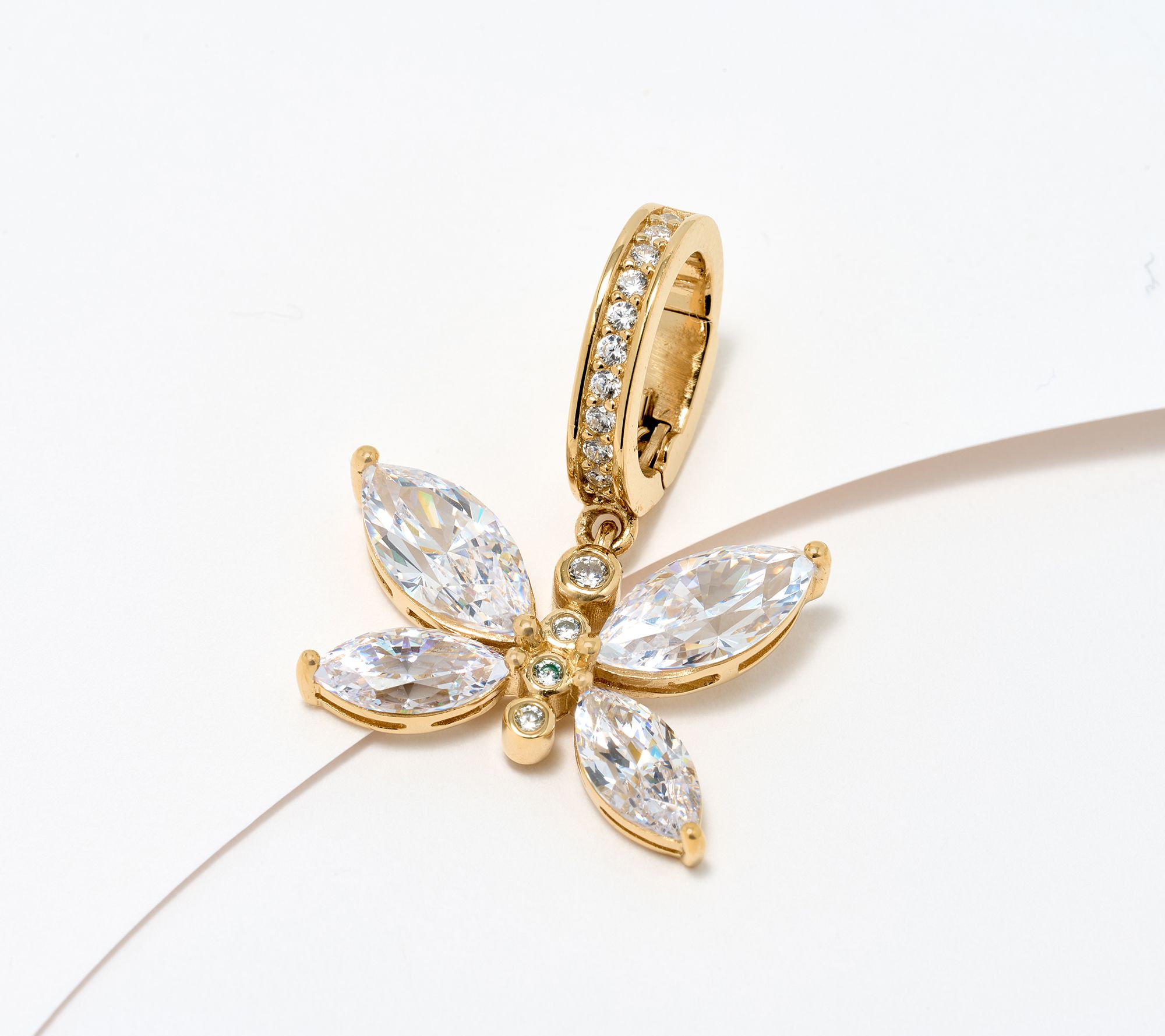 Diamonique x Lulu Frost Butterfly Enhancer, Sterling