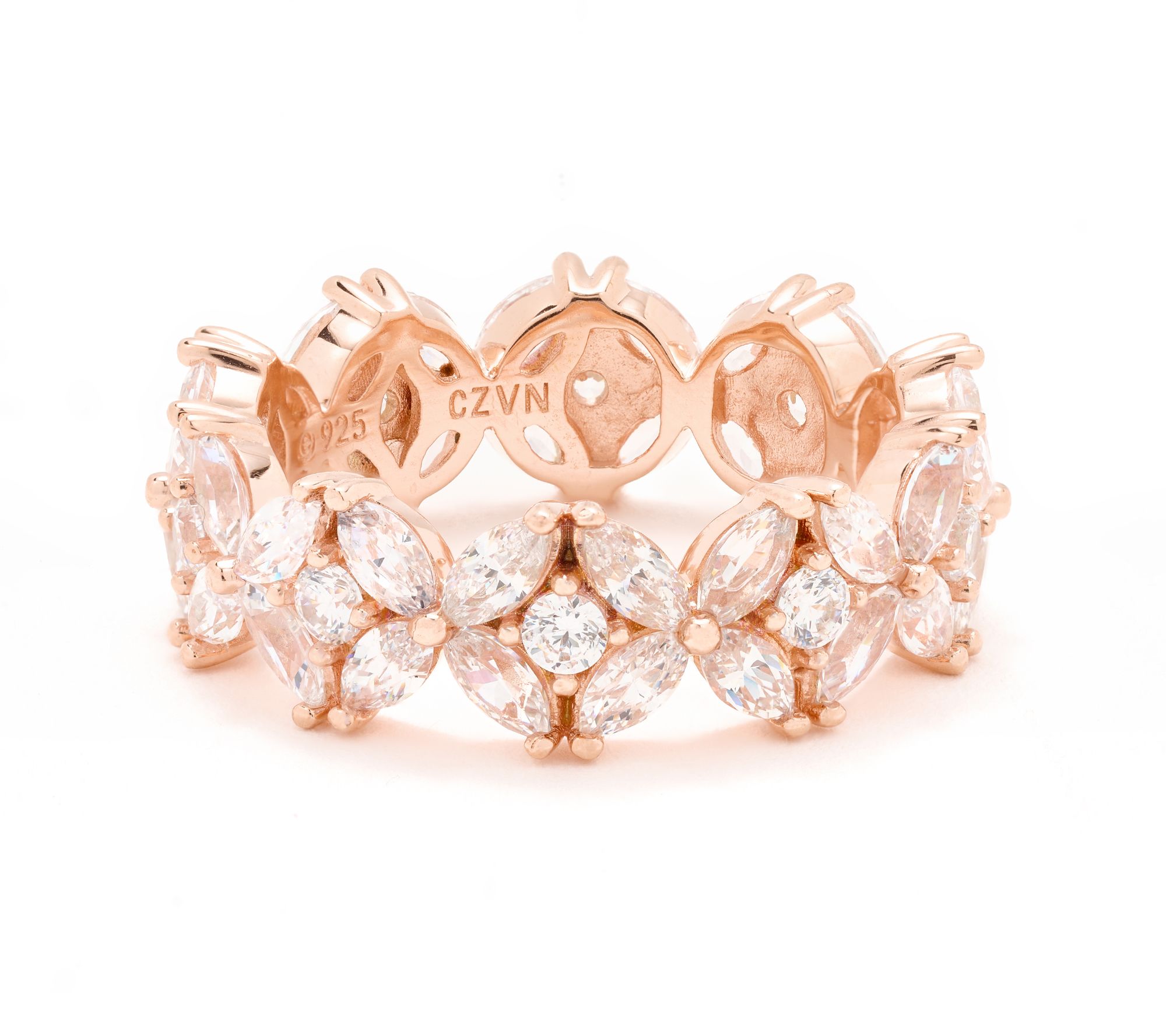 Diamonique x Lulu Frost Butterfly Band Ring, Sterling Silver