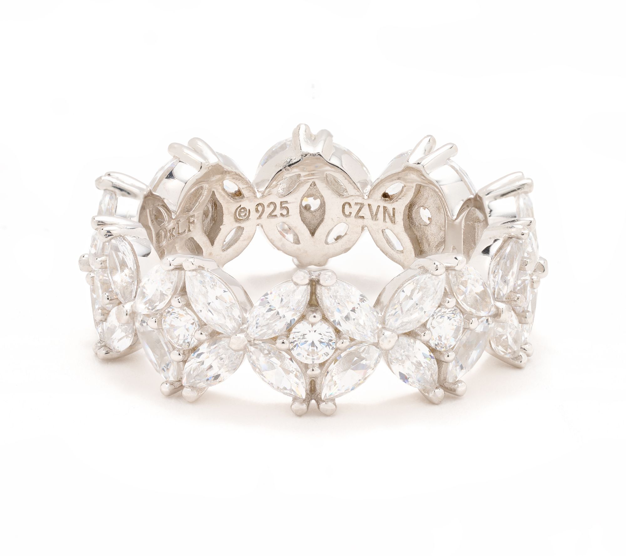 Diamonique x Lulu Frost Butterfly Band Ring, Sterling Silver