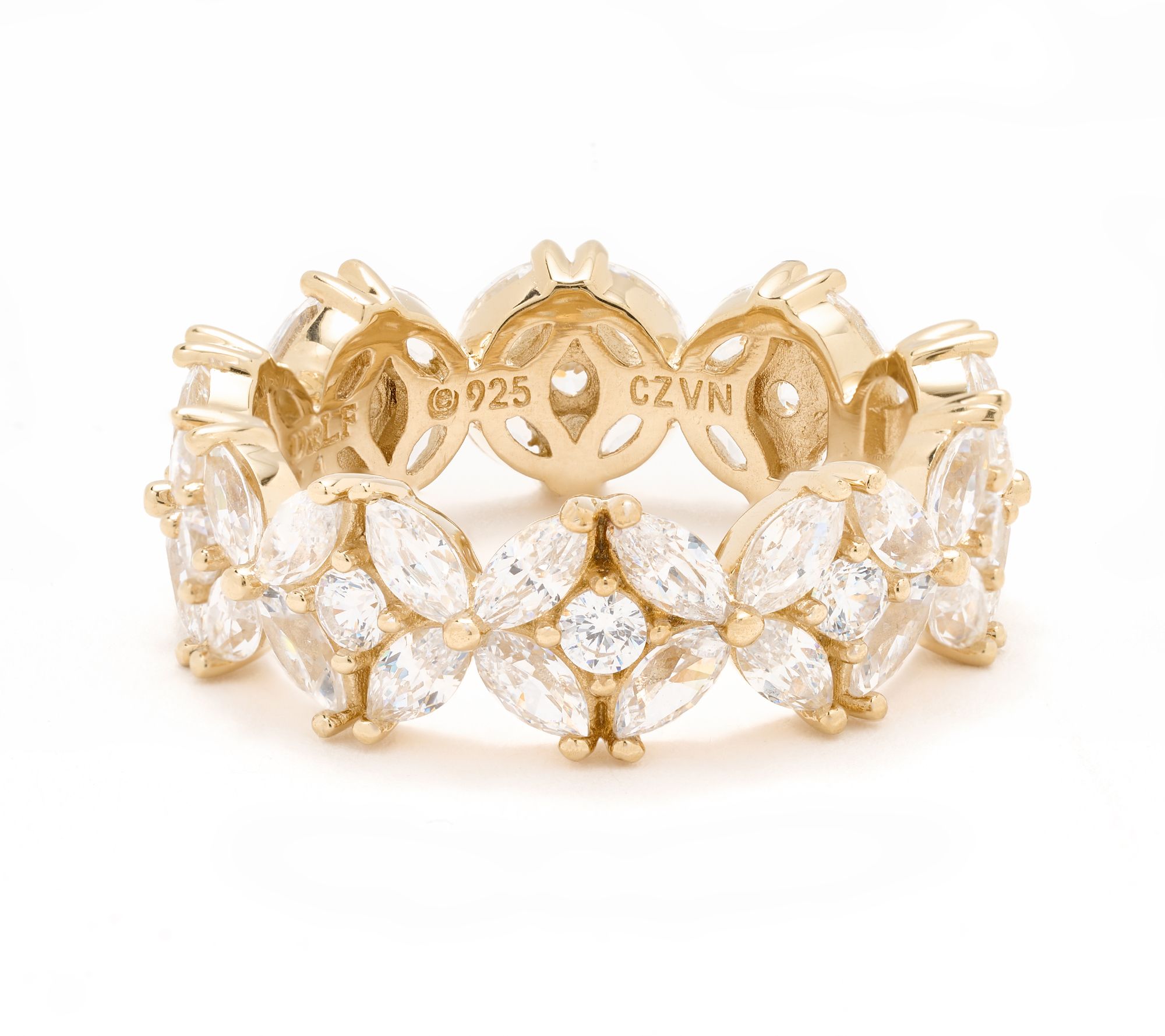 Diamonique x Lulu Frost Butterfly Band Ring, Sterling Silver